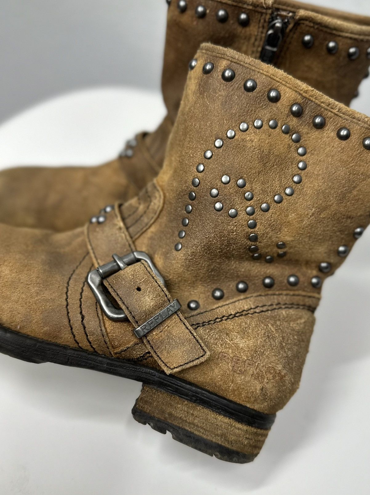 A.S.98 Vintage Leather Boots AS 98 Style Kapital Vibe Rick Owens Size US 7.5 / EU 40-41 - 9 Thumbnail