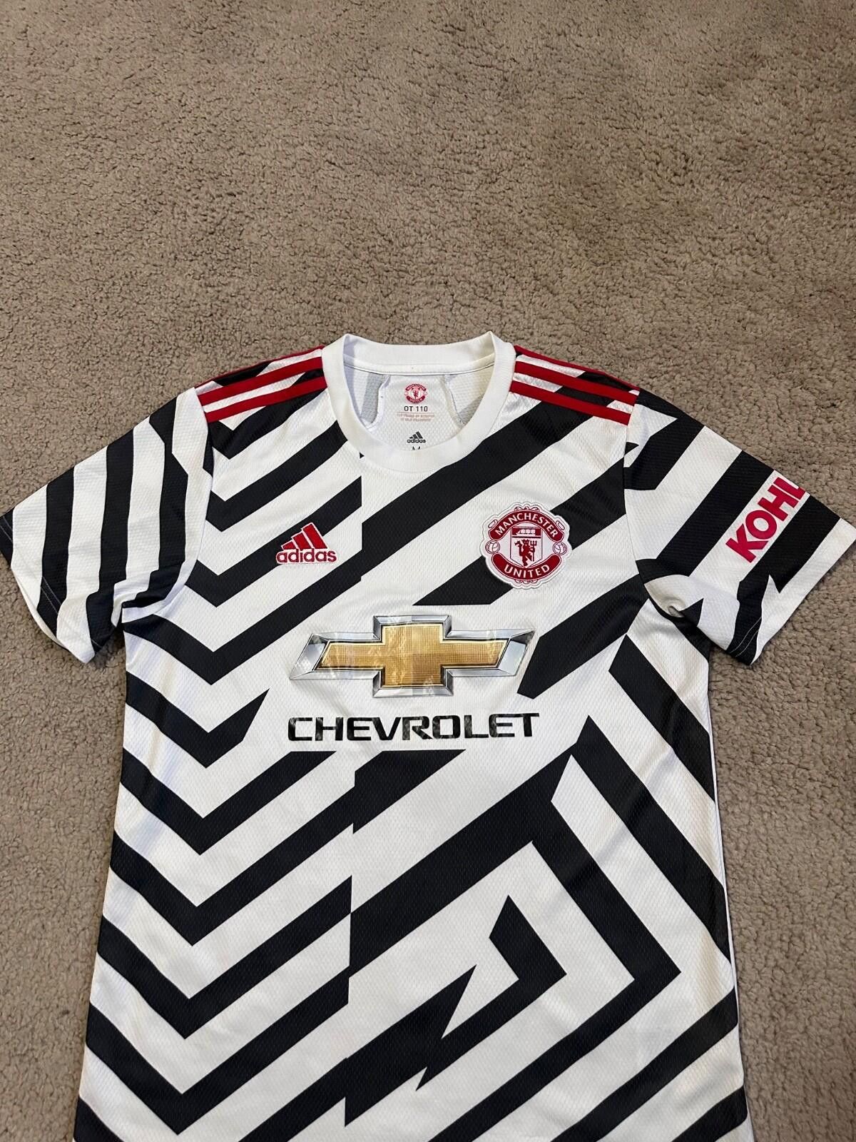 Adidas Manchester United 2020 Football Shirt Soccer Jersey Adidas Size US M / EU 48-50 / 2 - 3 Thumbnail