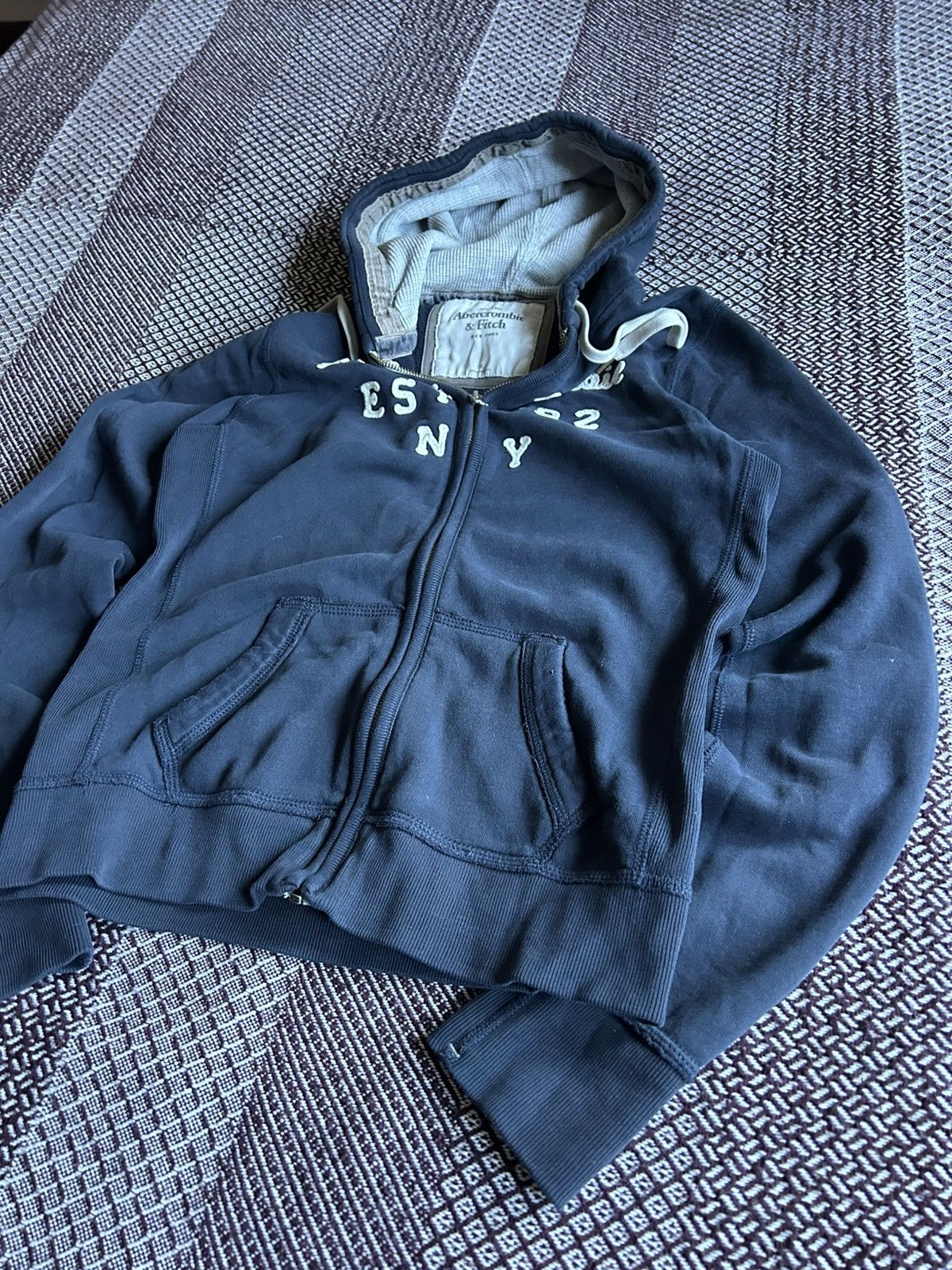 Abercrombie & Fitch Vintage Abercrombie & Fitch Y2K Rare Hype Zip Hoodie Size M Size M / US 6-8 / IT 42-44 - 7 Thumbnail