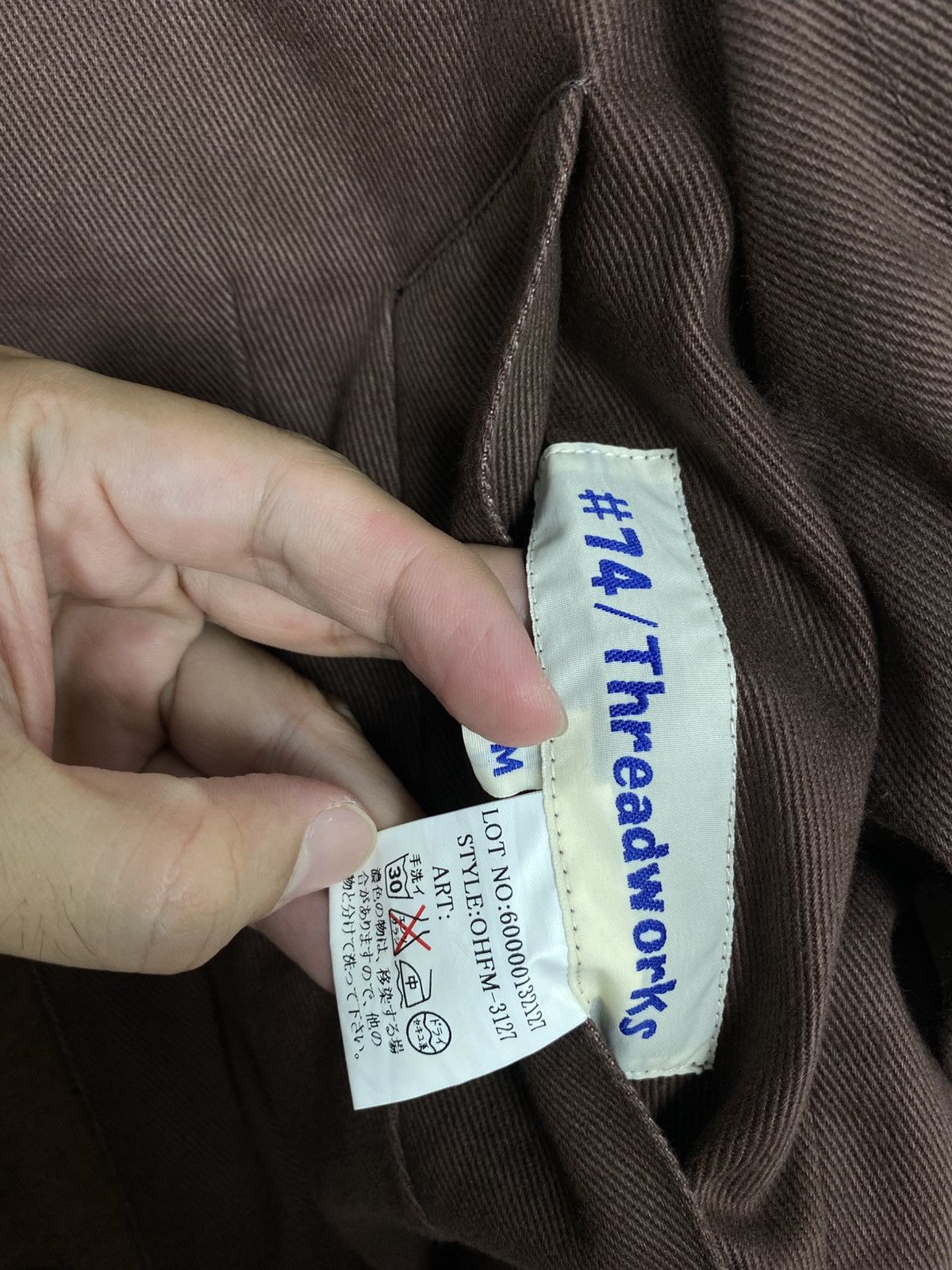 Japanese Brand Rare‼️ 74/Threadworks Reversible Jacket Size US M / EU 48-50 / 2 - 11 Thumbnail