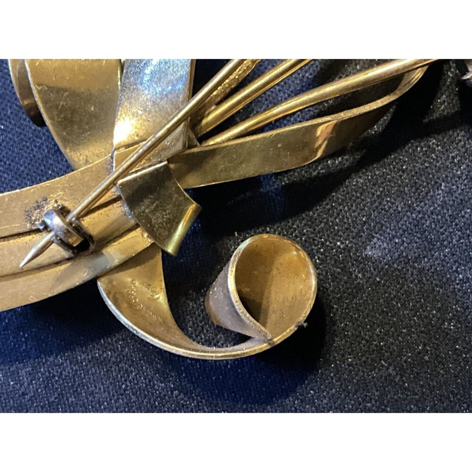 Other Vintage 925 Silver Vermile Coro Brooch Size ONE SIZE - 7 Thumbnail