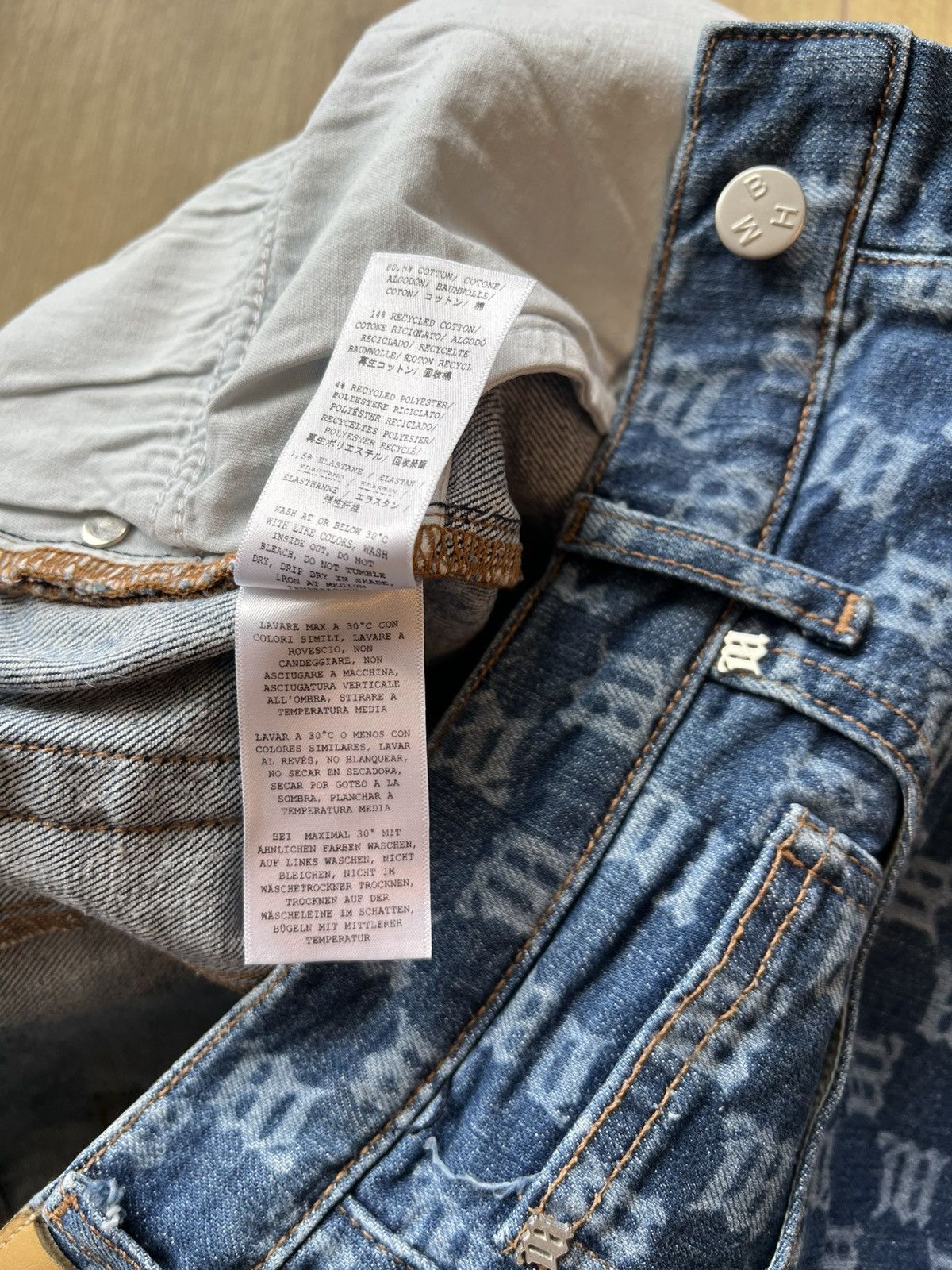 Misbhv Misbhv monogram denim shorts Size US 32 / EU 48 - 7 Thumbnail
