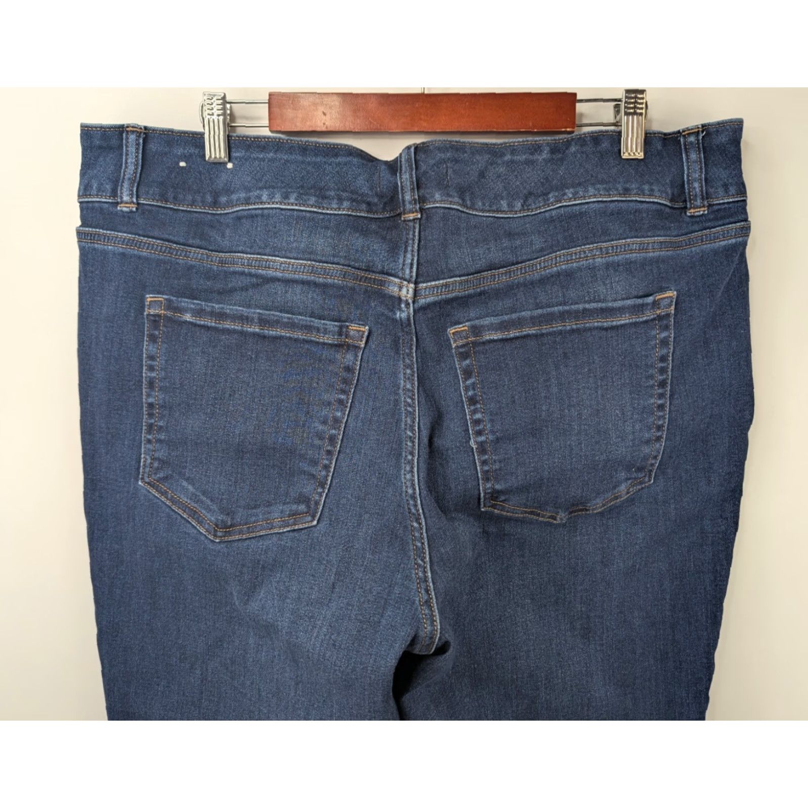 Vintage VINTAGE Lane Bryant High Rise Boot Jeans Womens 20 Tighter Tummy Flex Magic Waistband Jean Bootscut 5-Pocket Denim Blue Size 42" / US 20 - 5 Thumbnail