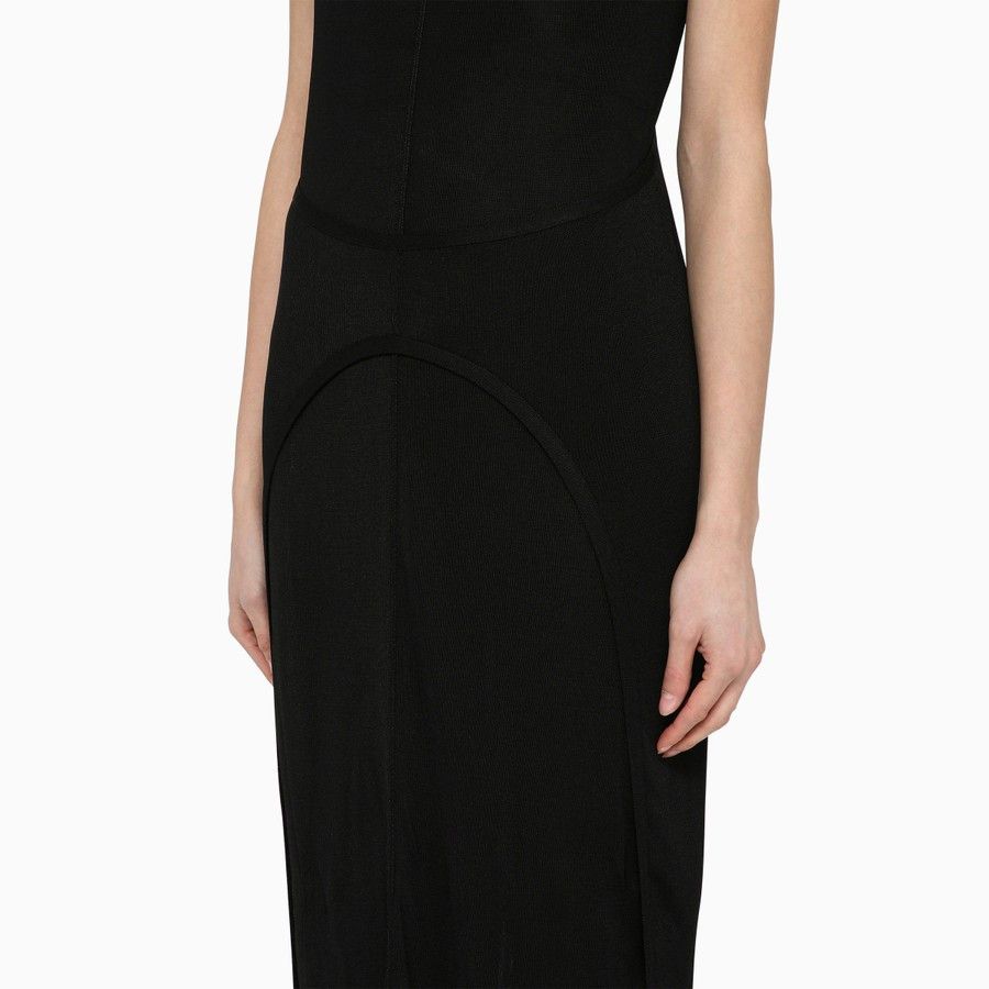 Philosophy di Lorenzo Serafini o1d2blof0924 Midi Dress in Black Size M / US 6-8 / IT 42-44 - 4 Thumbnail