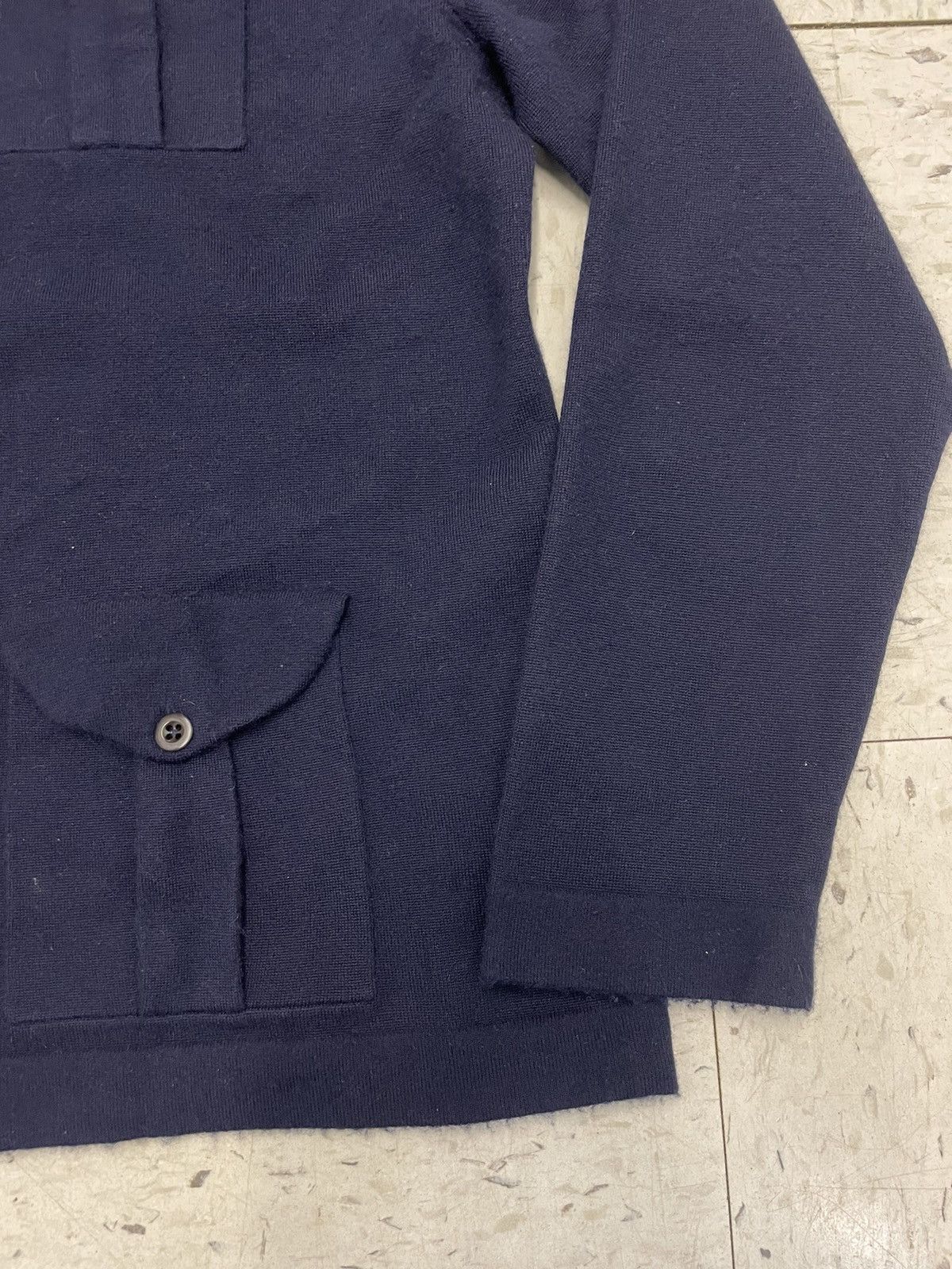 Polo Ralph Lauren Cashmere Blend Cardigan Sweat Jacket Patch Pockets Size US L / EU 52-54 / 3 - 4 Thumbnail
