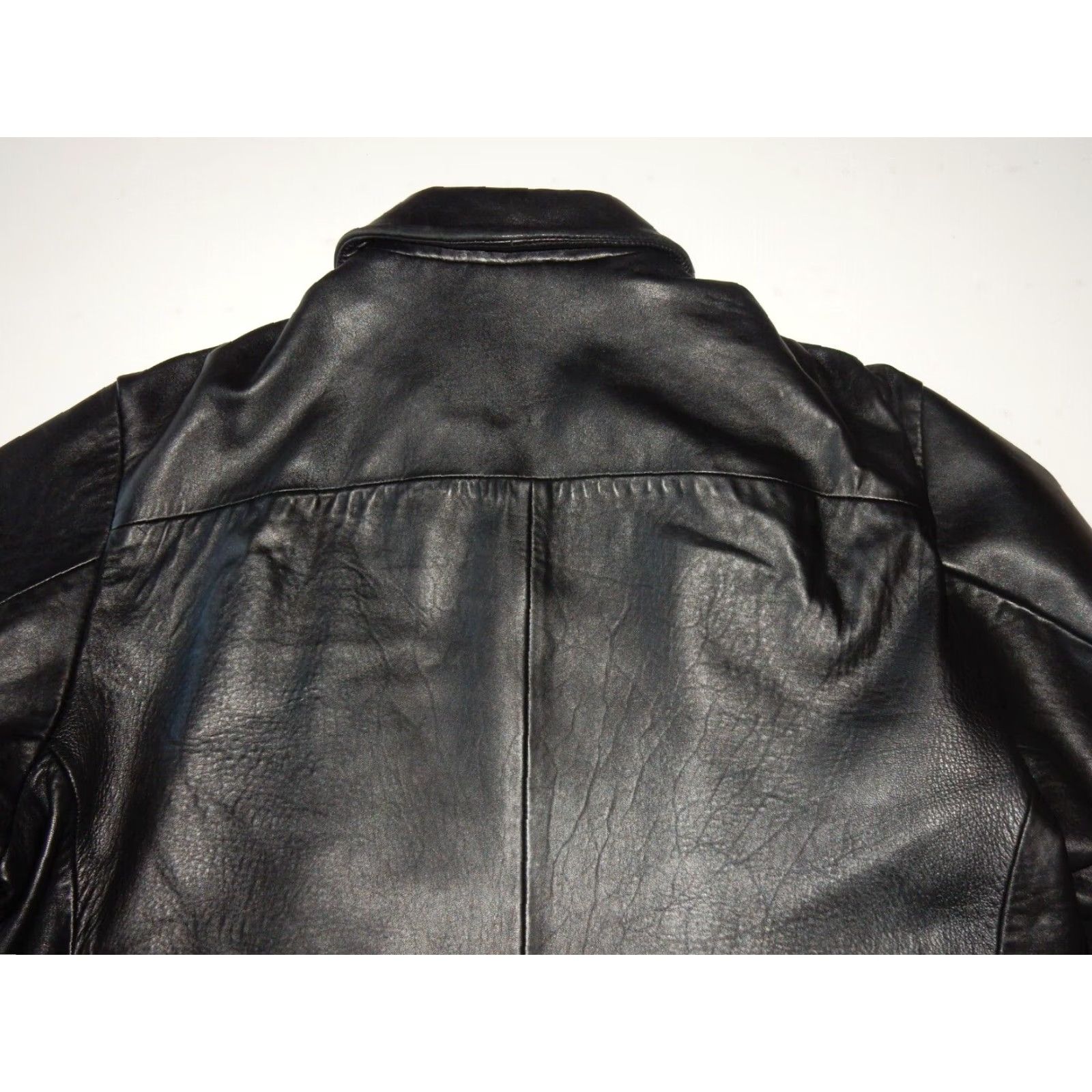 Kenneth Cole VINTAGE Kenneth Cole Reaction Leather Bomber Jacket Men Large Black 90s Size US L / EU 52-54 / 3 - 3 Thumbnail