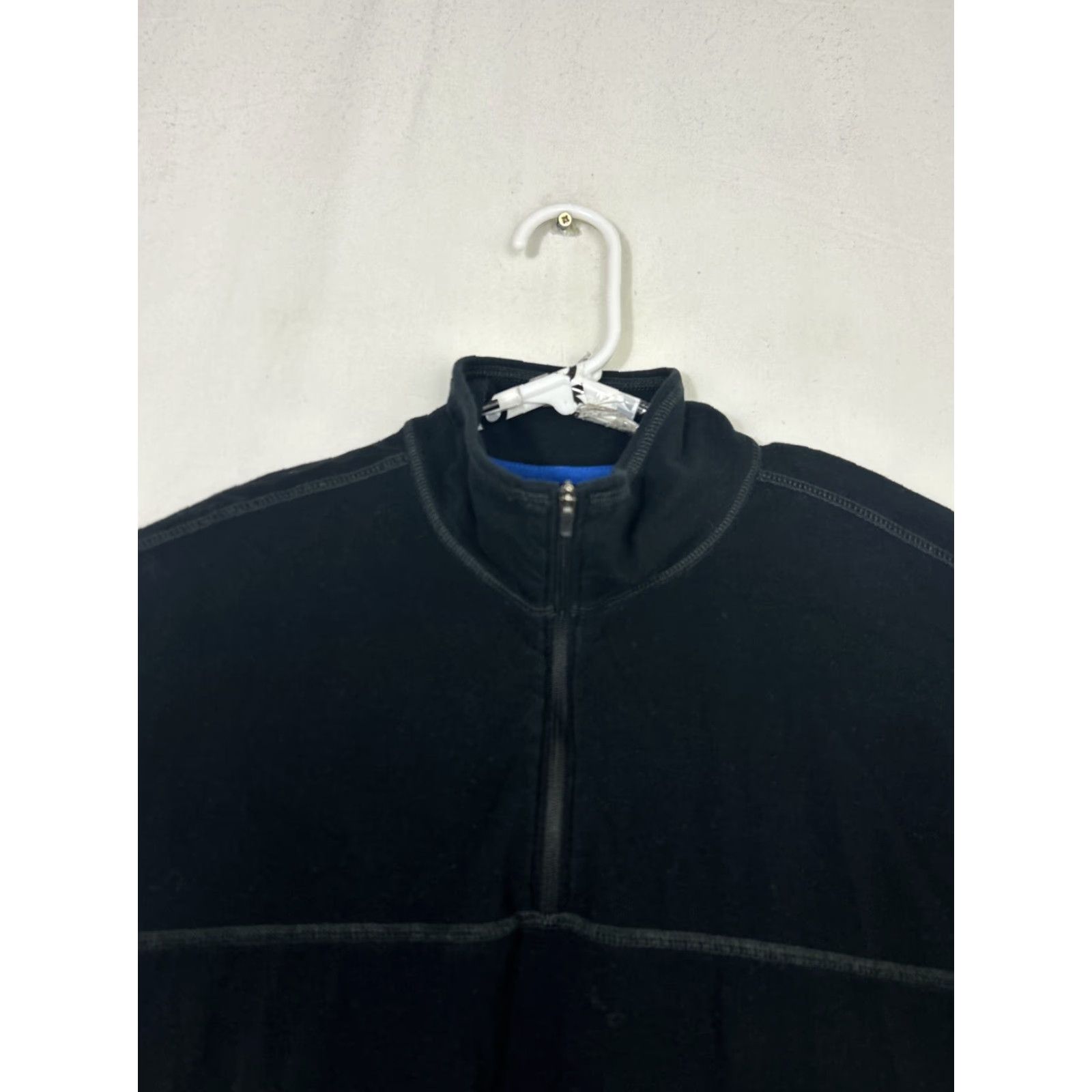 Eddie Bauer Eddie Bauer Sweater Adult Medium Black 1/4 Zip Pullover Outdoor Men Regular Knit Mock Neck Size US M / EU 48-50 / 2 - 3 Thumbnail