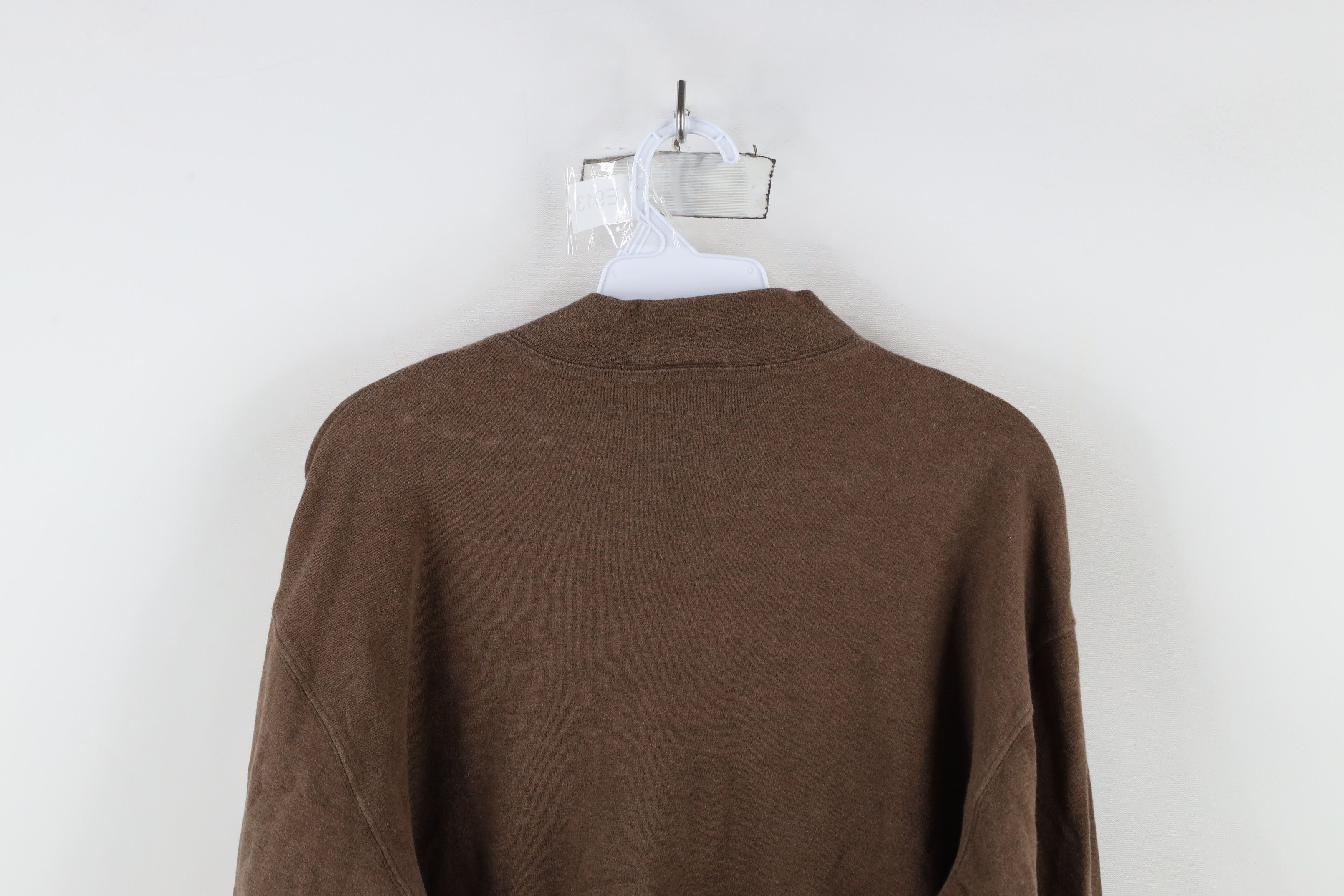 Vintage Vintage 90s Streetwear Blank Mock Neck Long Sleeve T-Shirt Size US M / EU 48-50 / 2 - 10 Thumbnail