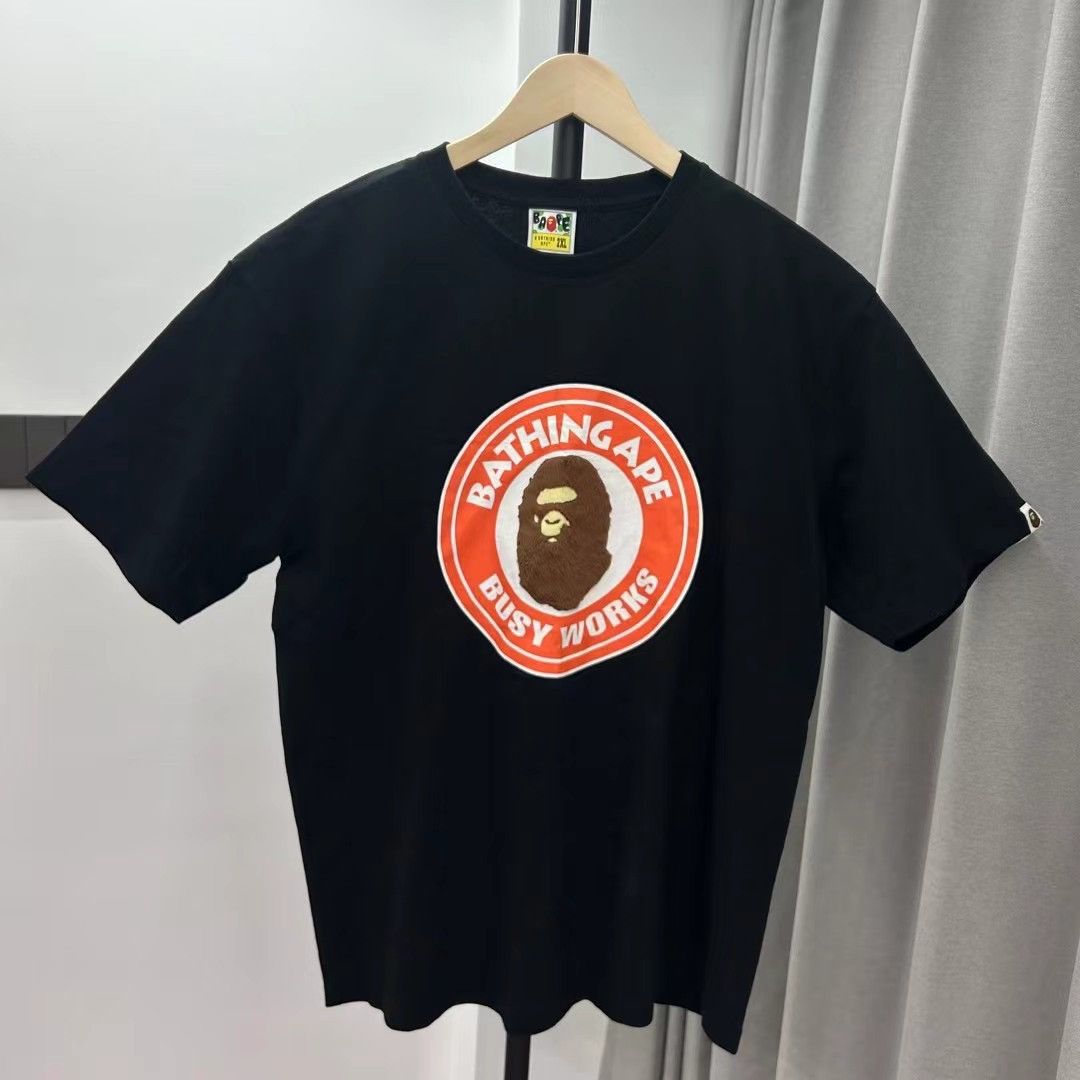 Bape BUSY WORKS TEE Size US XXL / EU 58 / 5 - 1 Thumbnail
