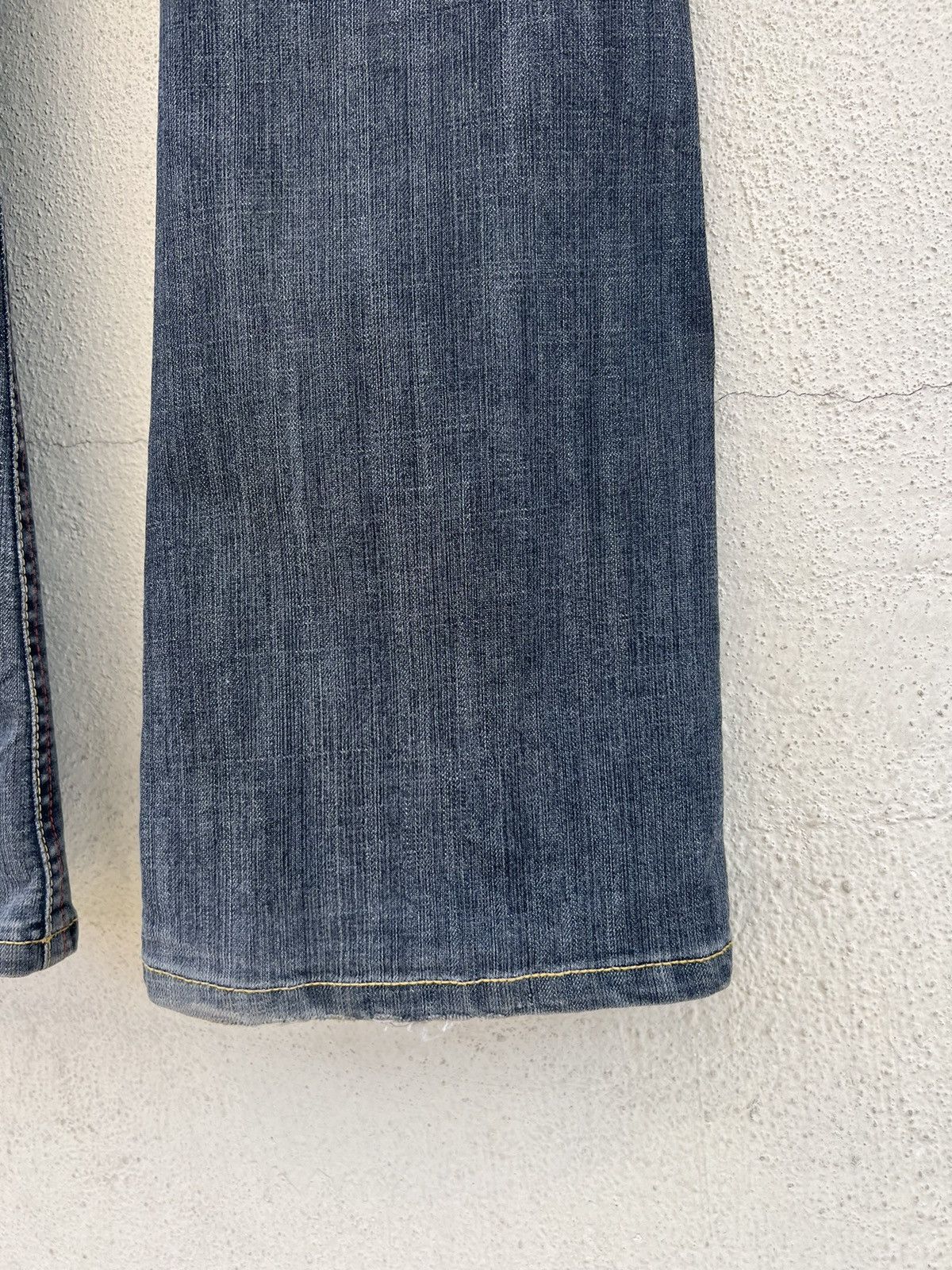 Vintage Vintage Maxa Japan Embroidery Fade Black Bootcut Jeans Size US 29 - 22 Thumbnail