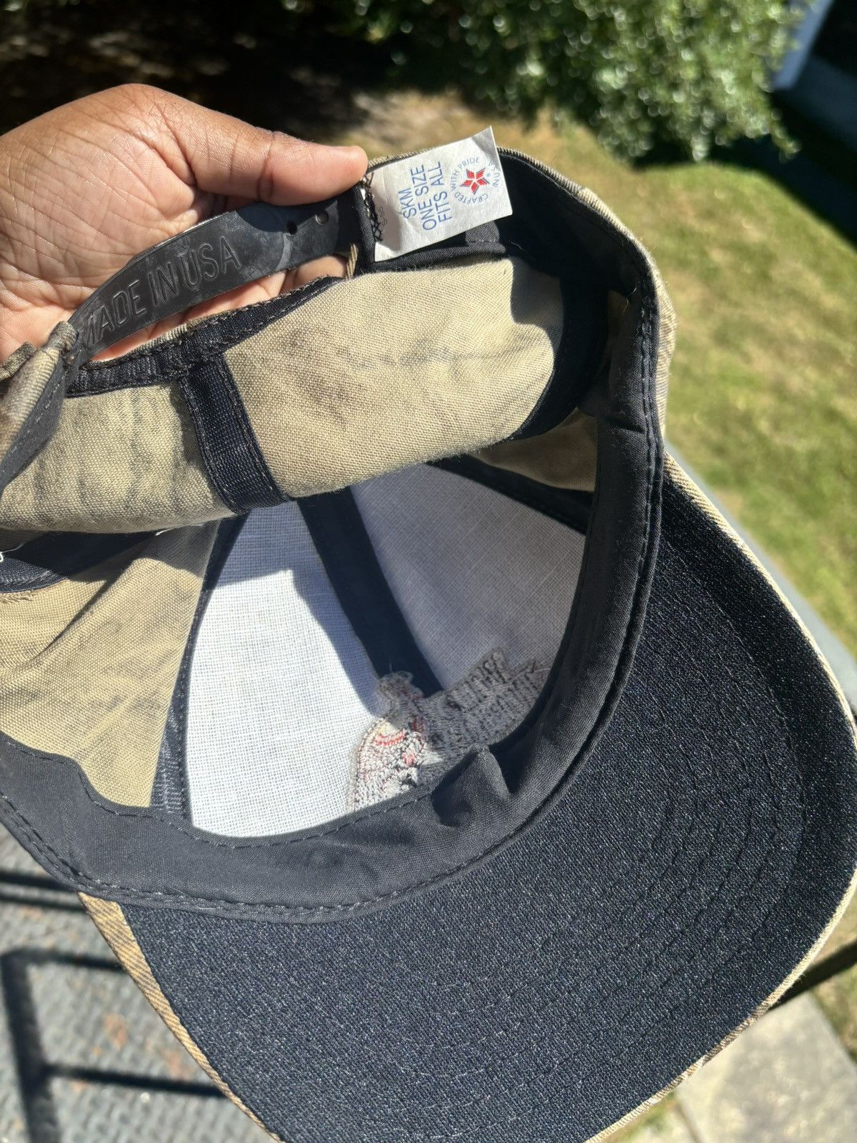 Other Vintage 1990s Wild Turkey Bourbon Whiskey Camo Hat Size ONE SIZE - 5 Thumbnail