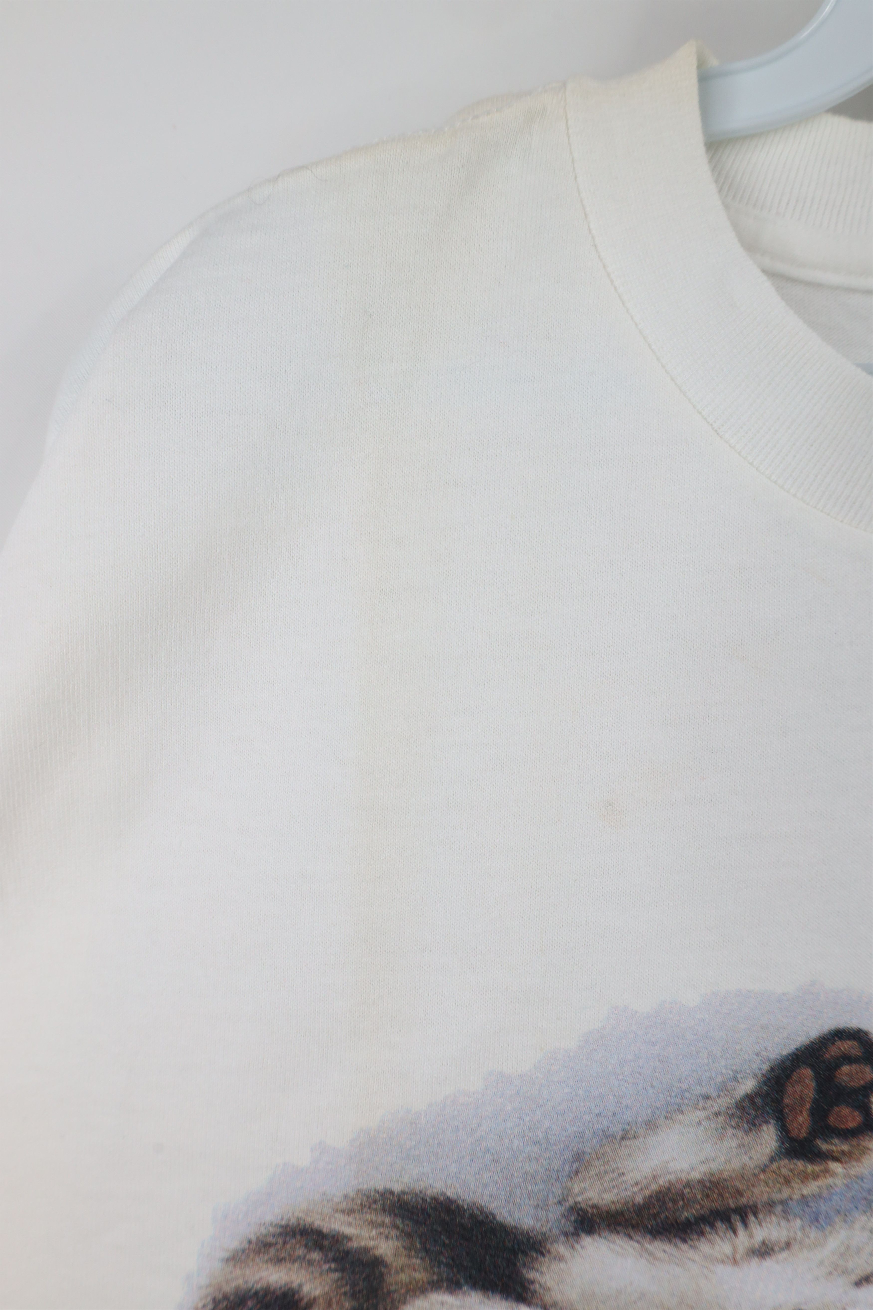 Vintage Vintage 90s Streetwear Mornings Cat Kitten T-Shirt White Size XL / US 12-14 / IT 48-50 - 6 Thumbnail
