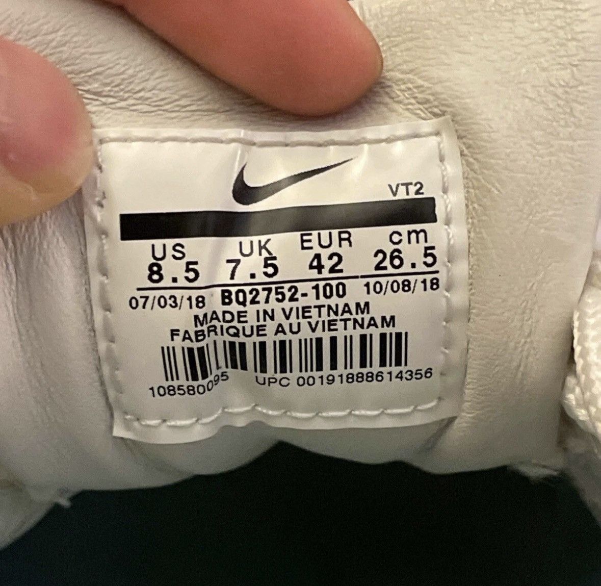 Fear of God × Nike Size 8.5 - Nike Air Skylon 2 x Fear Of God White 2018 Size US 8.5 / EU 41-42 - 7 Thumbnail