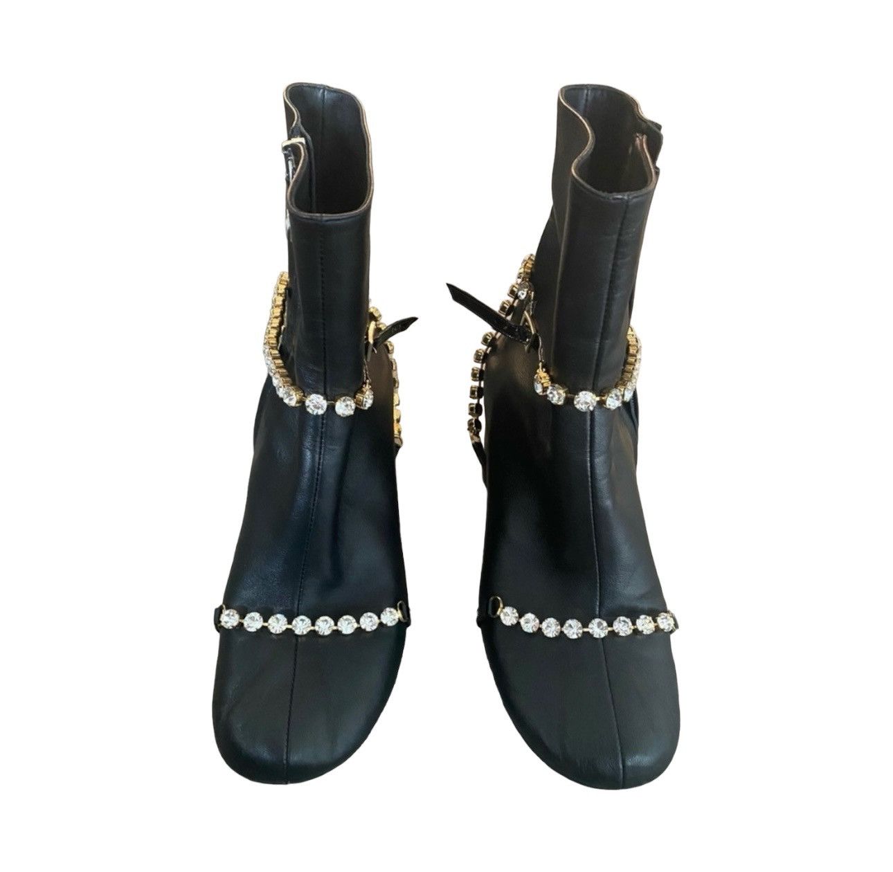 Maison Margiela Maison margiela leather rhinestone boots Size US 9 / IT 39 - 1 Thumbnail