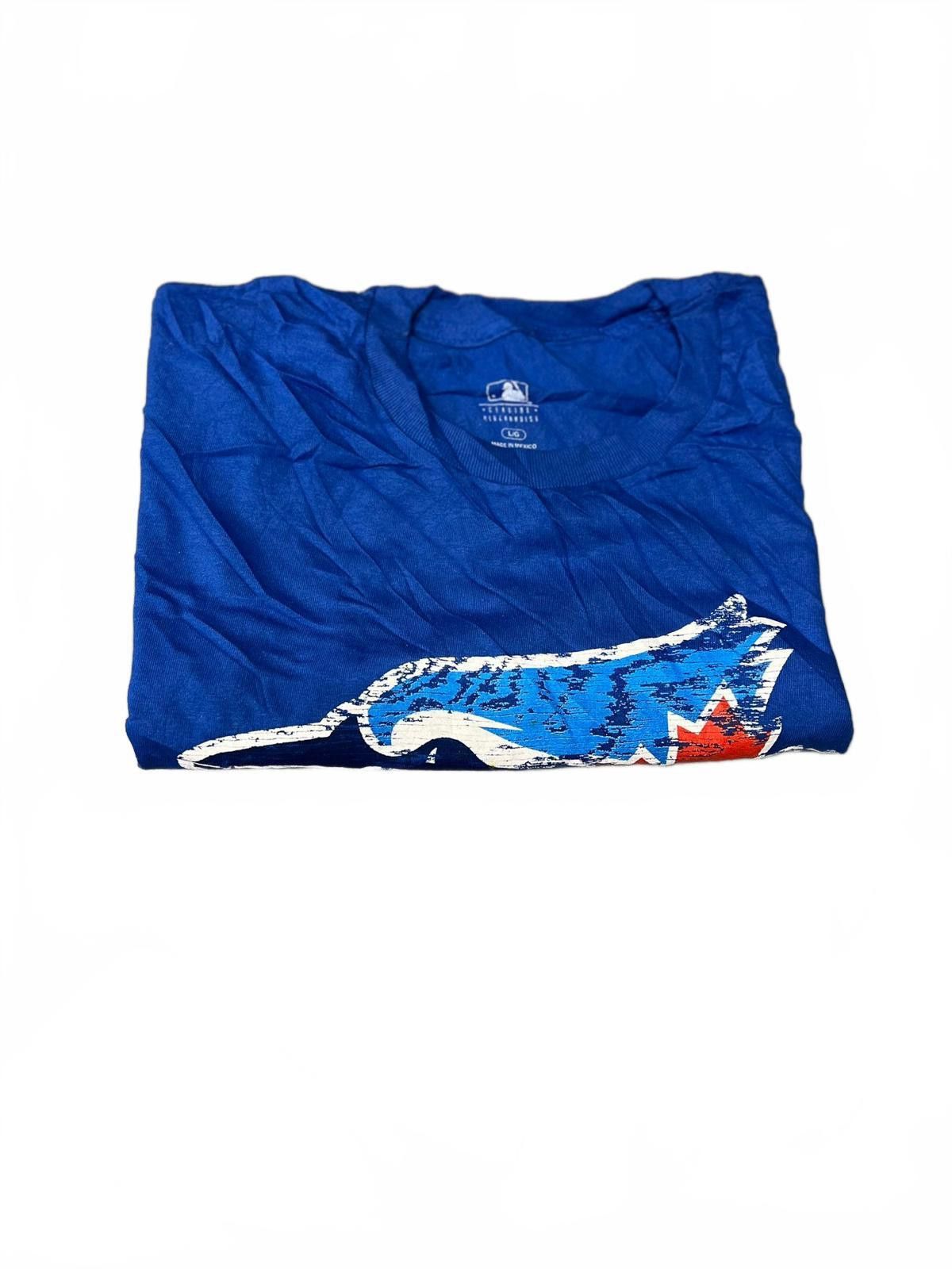 MLB Toronto Blue Jays T-Shirt - Classic Blue with Logo Size US L / EU 52-54 / 3 - 3 Thumbnail