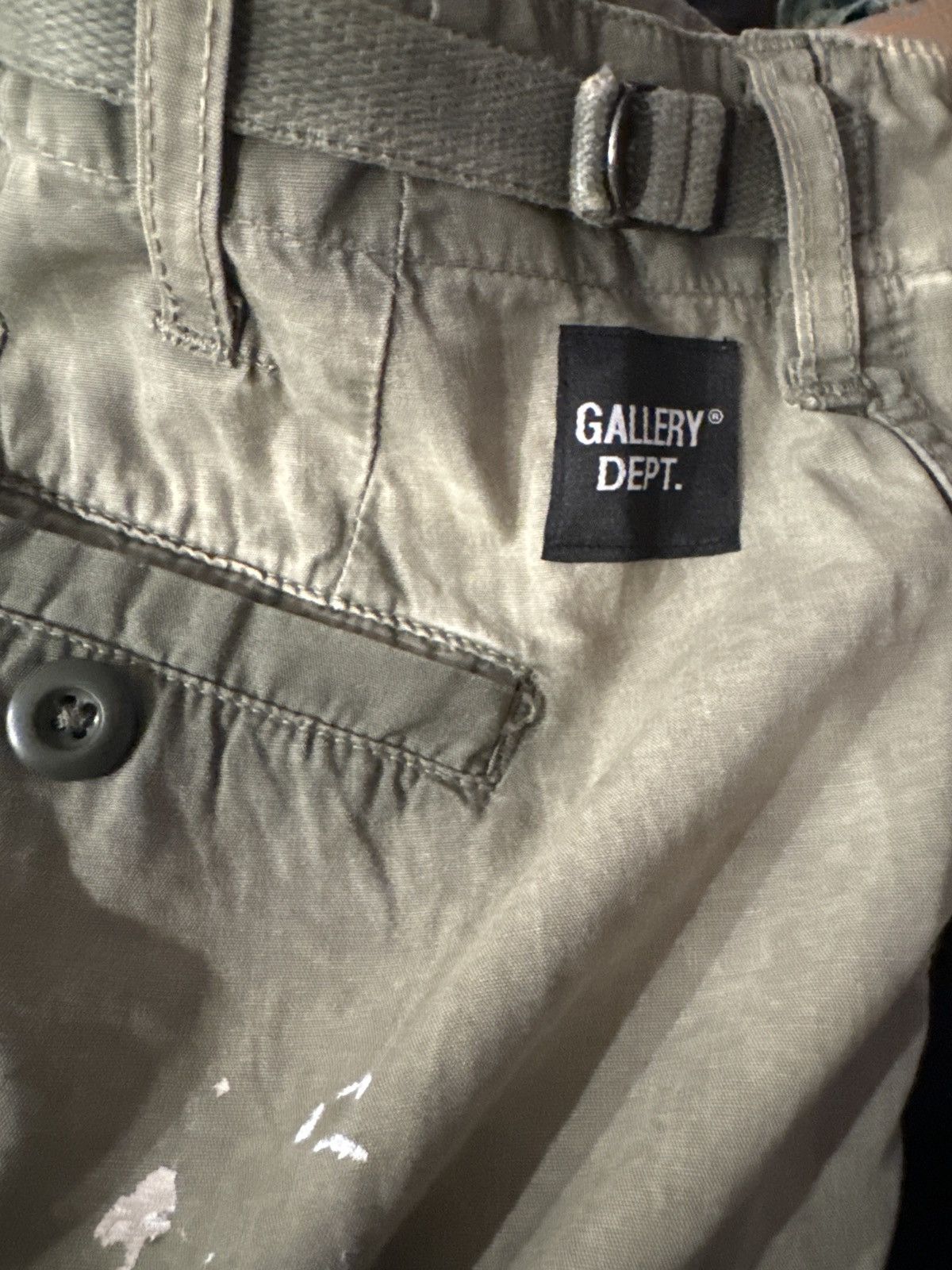 Gallery Dept. Gallery Dept. Kenzie Fatigue Cargo Shorts Size US 34 / EU 50 - 9 Thumbnail