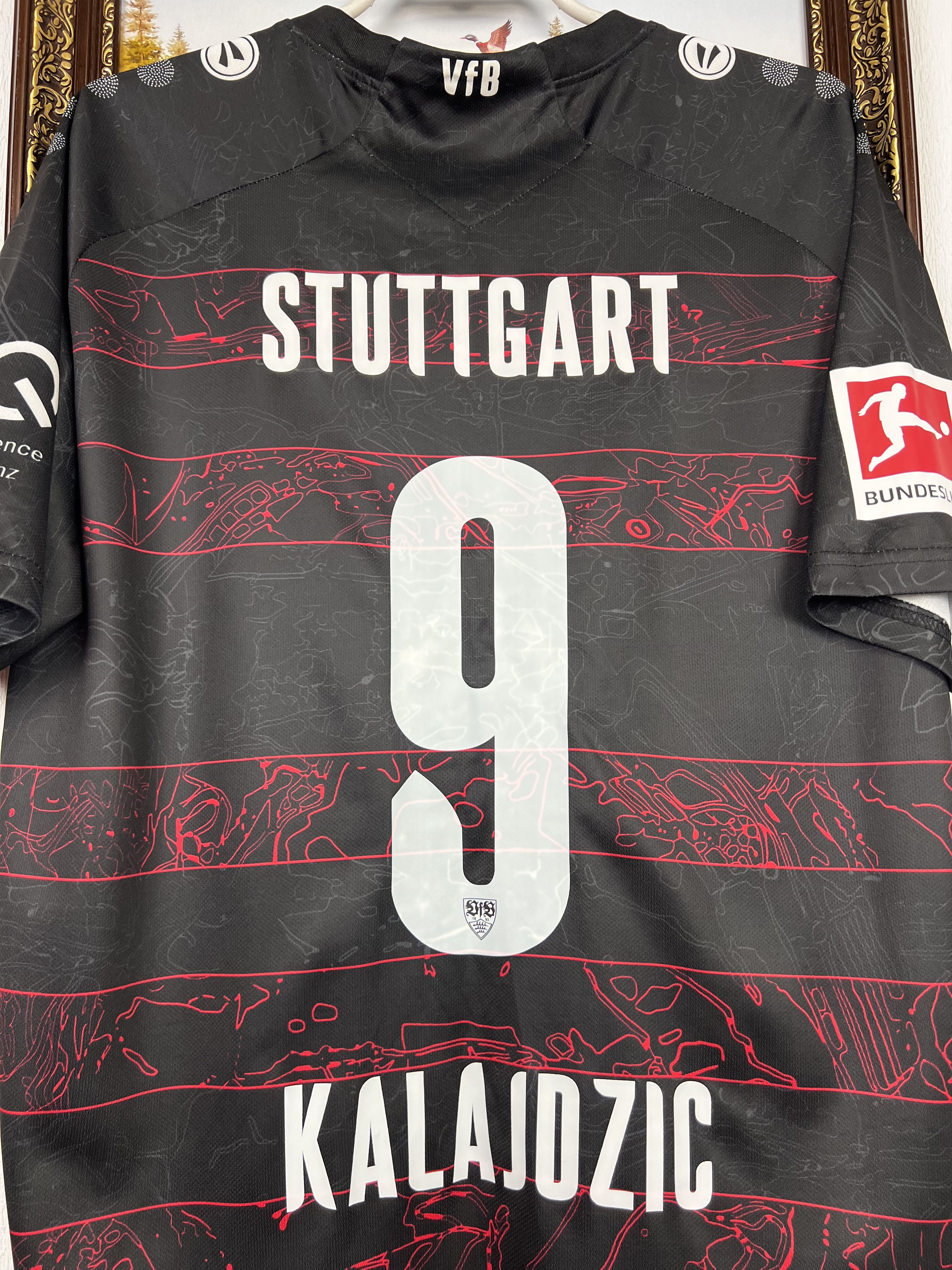 Stuttgart 2020 Jako Football Shirt #9 Kalajdzic Soccer Tee