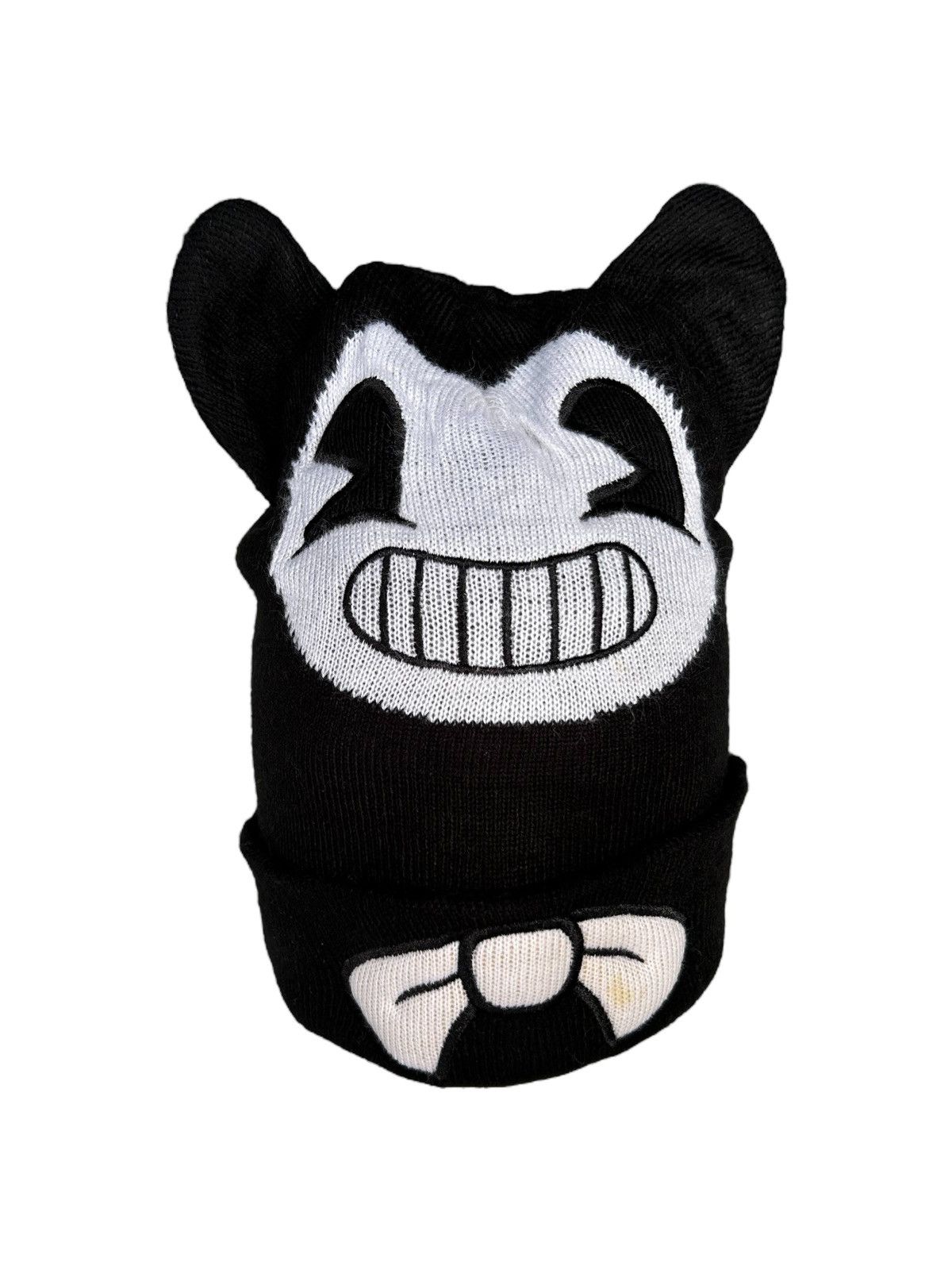 Japanese Brand × Kapital × Vintage Horn Devil BENDY AND THE INK MACHINE Rare Beanie Hats☠️☠️ Size ONE SIZE - 1 Thumbnail