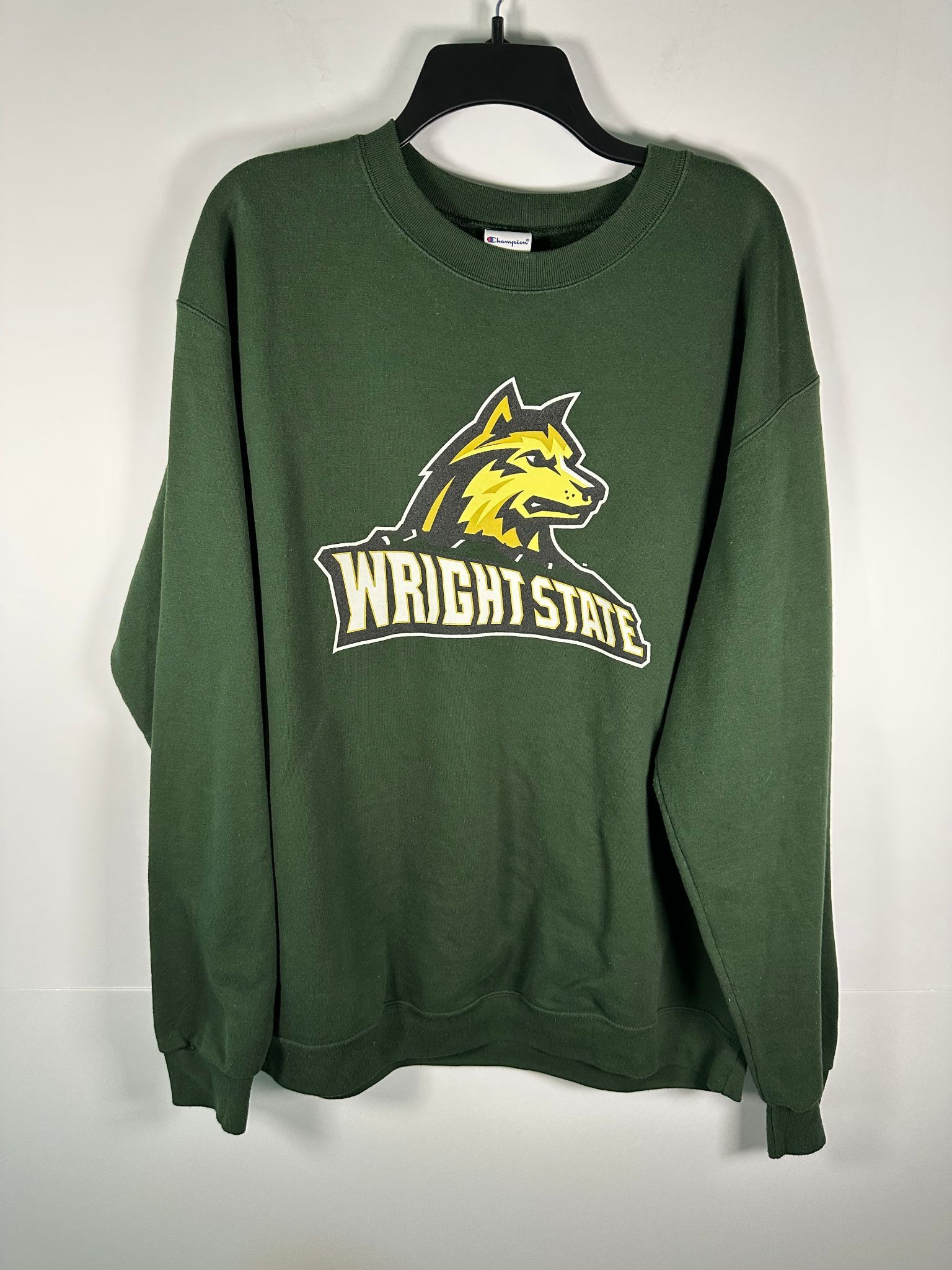 Champion Champion Sweatshirt Mens XL Wright State Huskies Green Size US XL / EU 56 / 4 - 1 Thumbnail