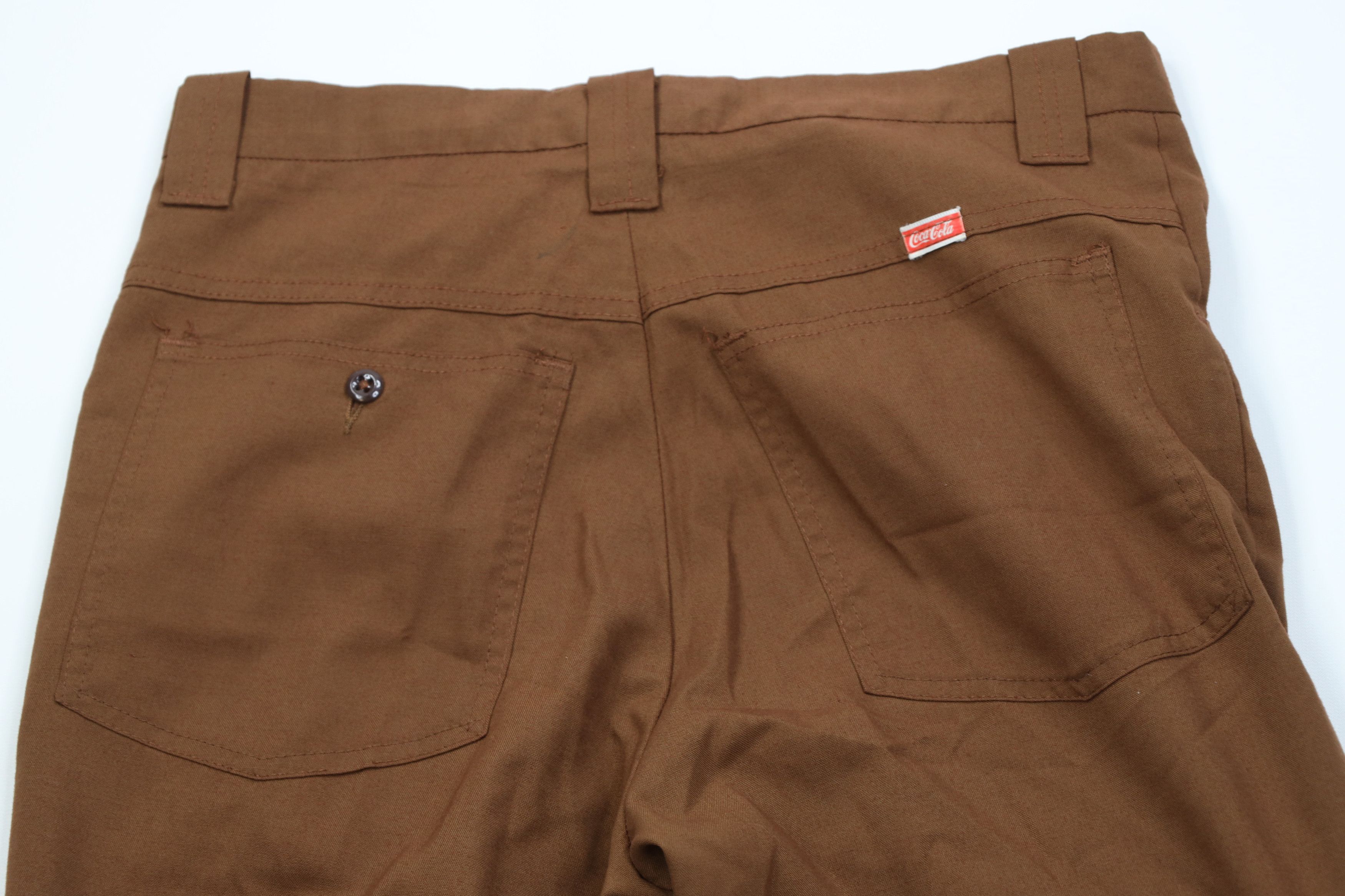 Coca Cola Vintage 70s Coca Cola Wide Leg Chino Pants Trousers USA Size US 32 / EU 48 - 10 Thumbnail