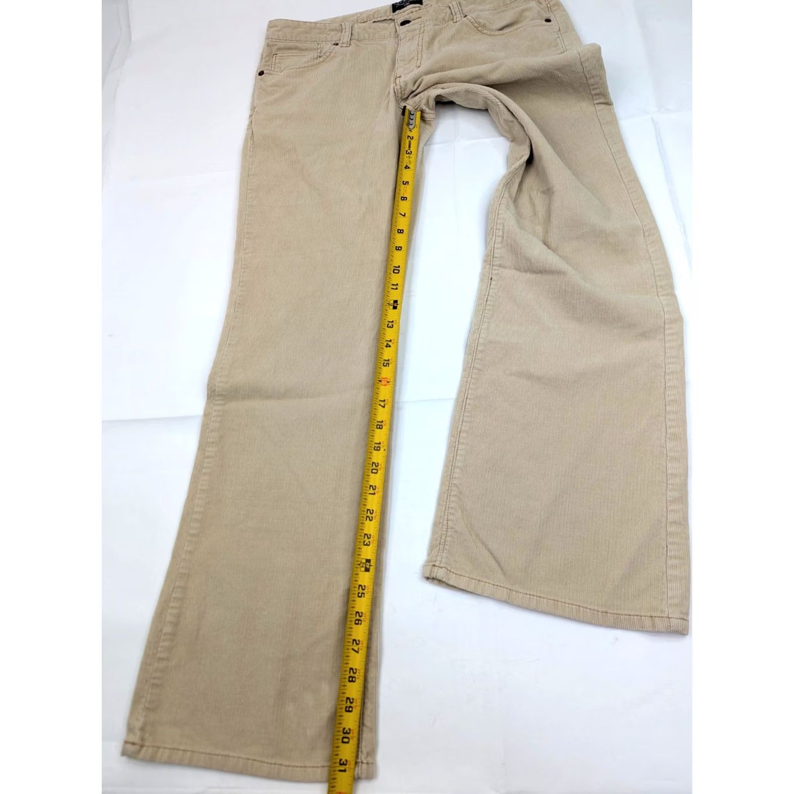 Polo Ralph Lauren Polo Ralph Lauren Polo Jeans Co. Corduroy Bootcut Pants Women 10x32 Beige Khakis Regular Straight 34W 31L Vintage: No Size 32" / US 10 / IT 46 - 3 Thumbnail