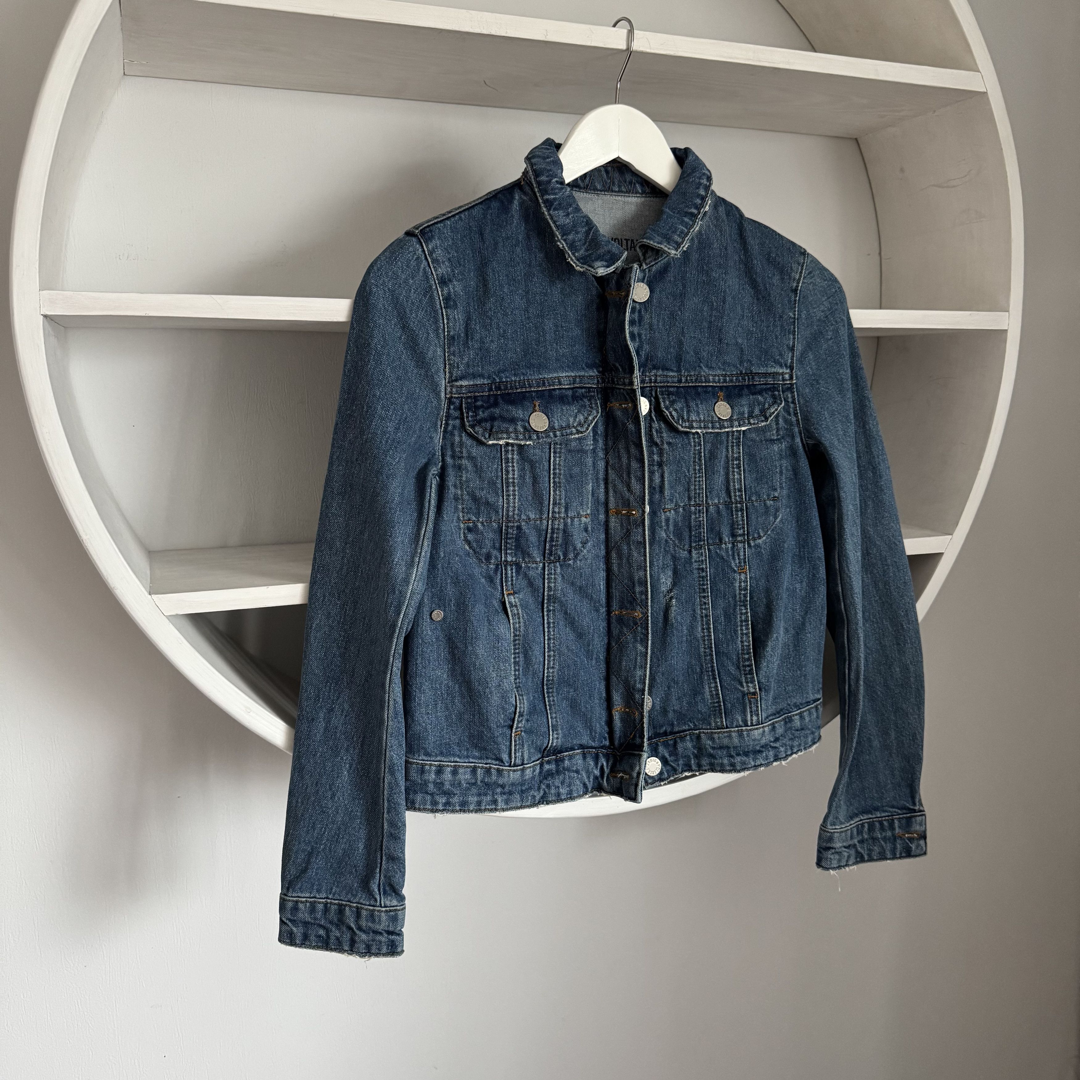 Zadig & Voltaire Women's ZADIG & VOLTAIRE KIOKY Jeans Denim Distressed Jacket Size S / US 4 / IT 40 - 2 Thumbnail