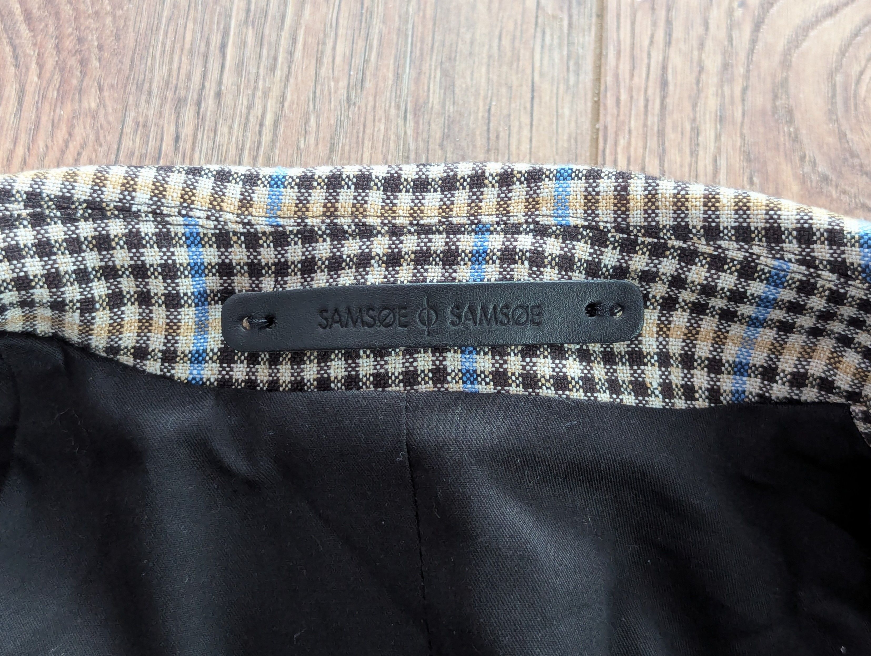 Samsoe Samsoe Samsoe Samsoe Belek Jacket Black Check Havana Fabric Luxury Size US S / EU 44-46 / 1 - 9 Thumbnail