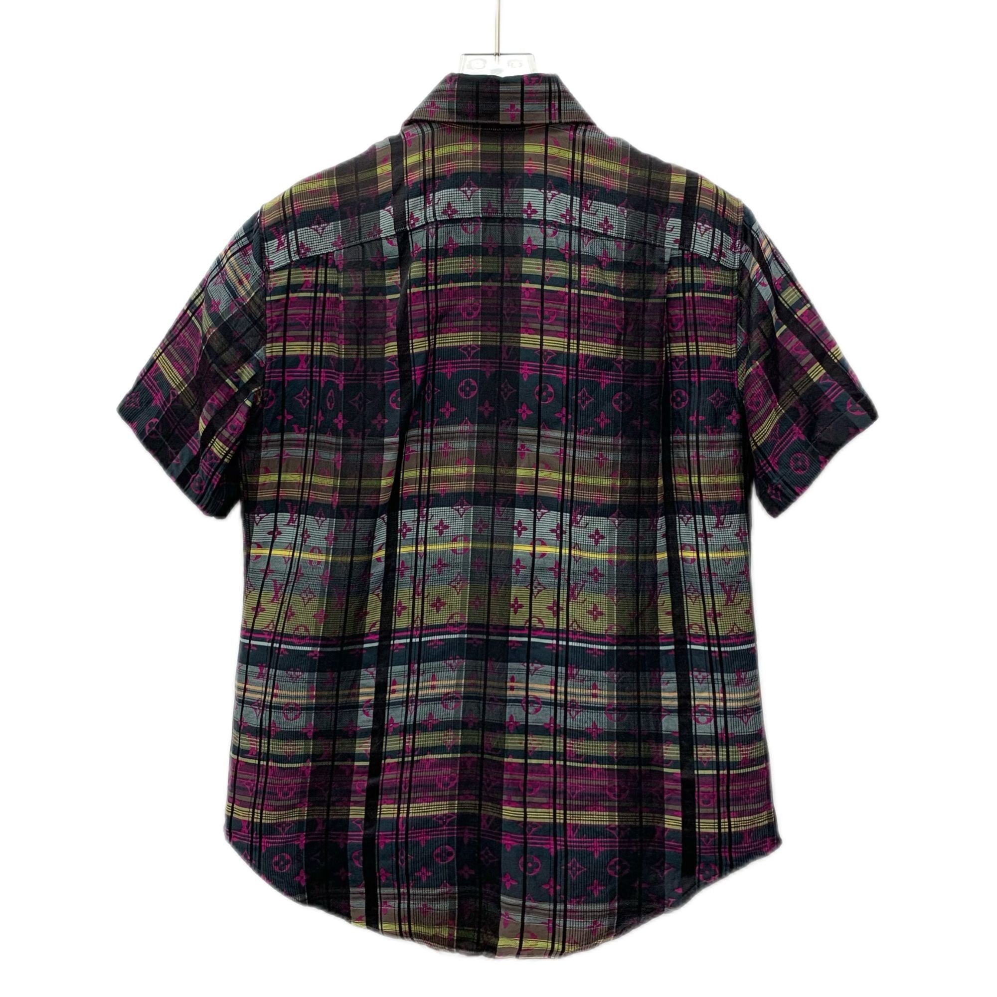 Louis Vuitton Louis Vuitton Multicolor Striped Logo Cotton & Silk Short-Sl Size XS / US 0-2 / IT 36-38 - 7 Thumbnail