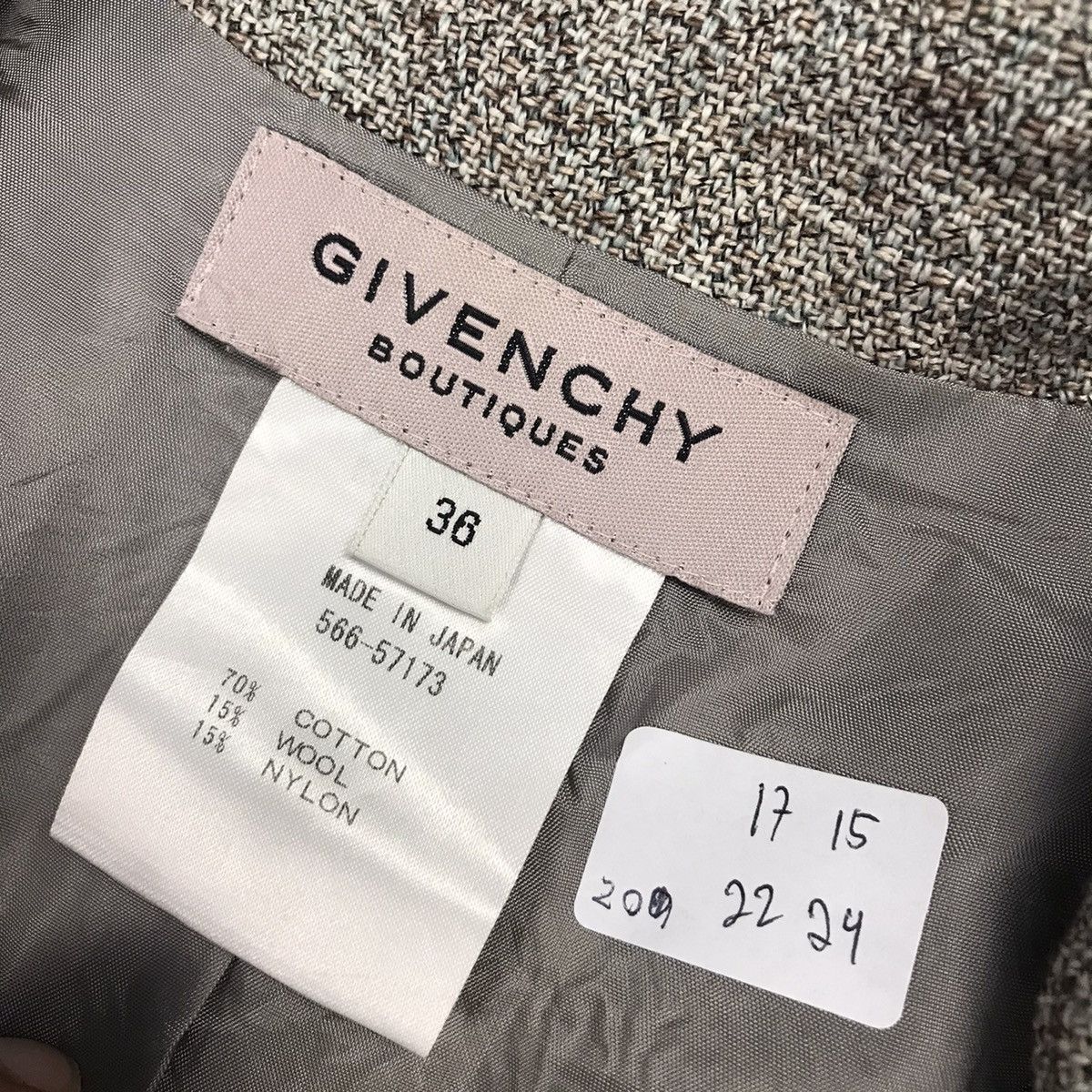 Givenchy GIVENCHY BOUTIQUE GRAY WOMAN BLAZER COAT JACKET Size XS / US 0-2 / IT 36-38 - 8 Thumbnail
