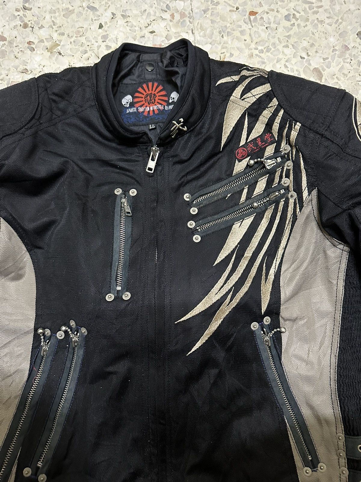 Hysteric Glamour × Japanese Brand Rare Japan Traditional Motocycle Equipment MotoJacket Racing Size US L / EU 52-54 / 3 - 7 Thumbnail