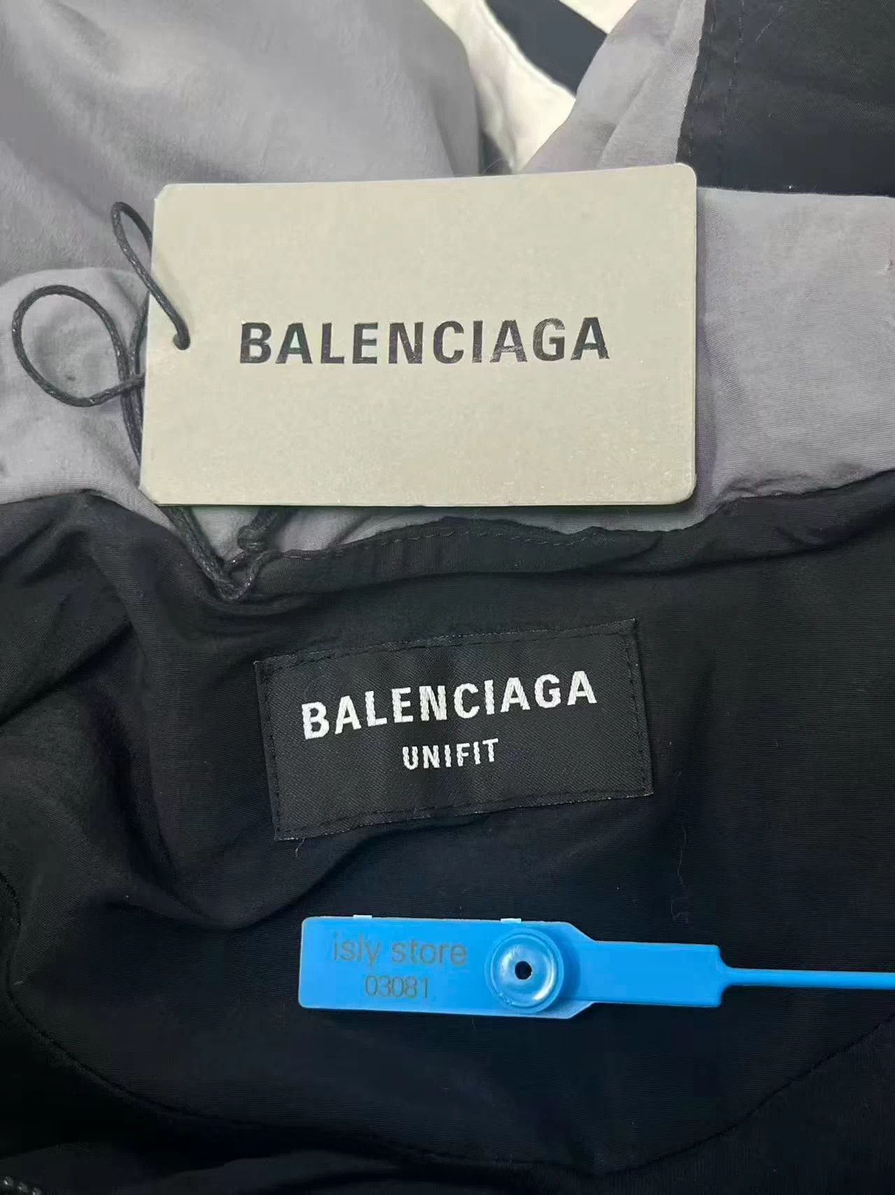 Balenciaga Balenciaga Grey Logo Zip-Up Long Sleeve Jacket Men's S Size US S / EU 44-46 / 1 - 4 Thumbnail