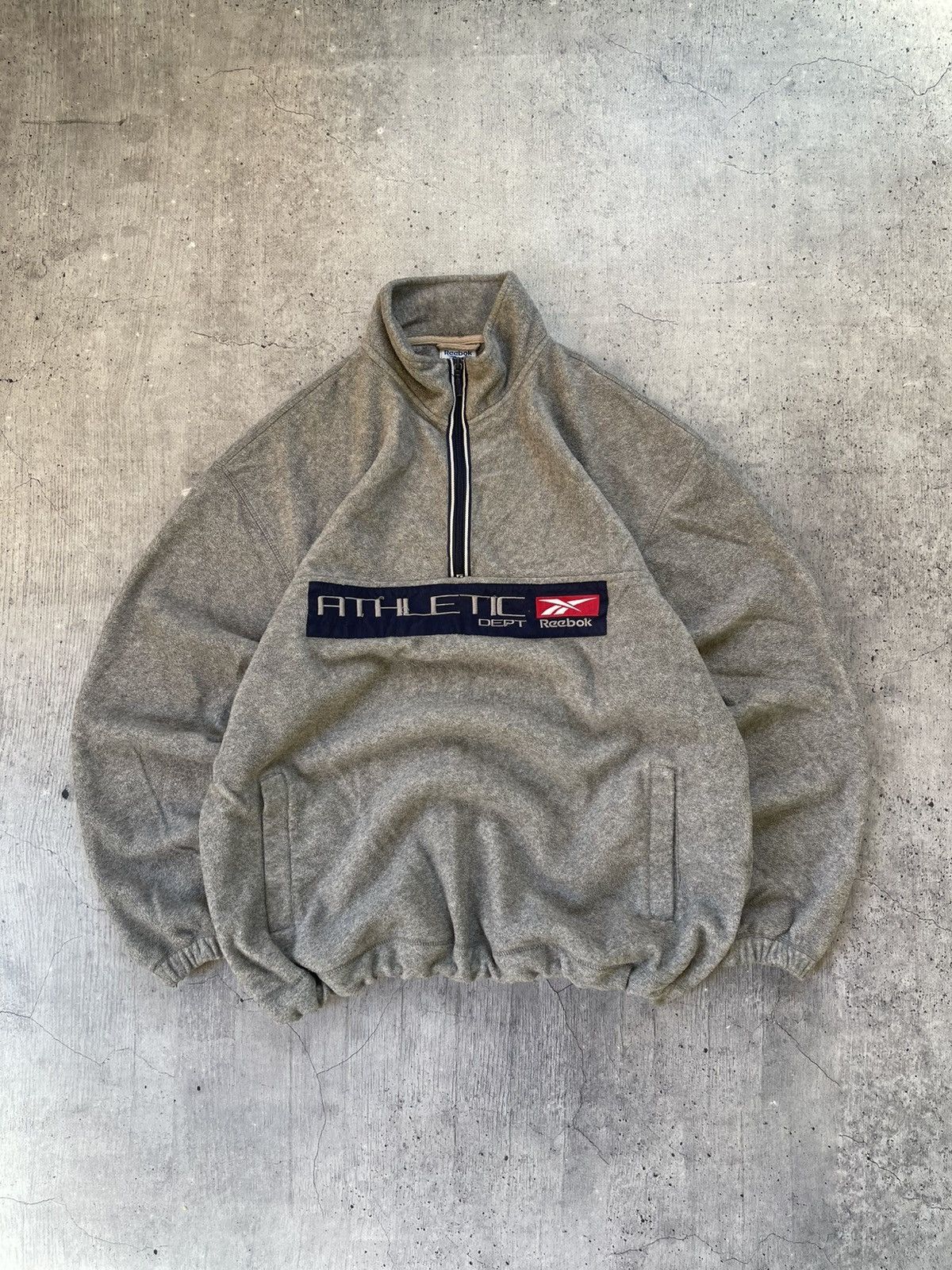 Reebok × Vintage Vintage Y2K Reebok Athletic DEPT Embroidered logo sweatshirt Size US L / EU 52-54 / 3 - 2 Thumbnail