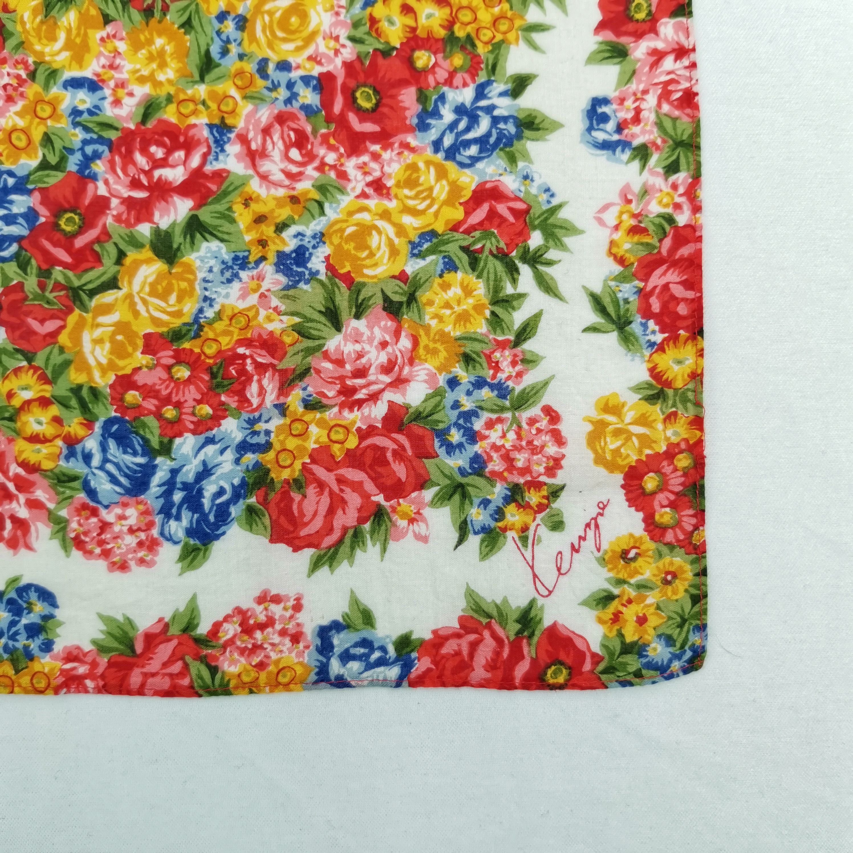 Kenzo Vintage Kenzo Handkerchief Neckerchief Bandana Size ONE SIZE - 3 Thumbnail