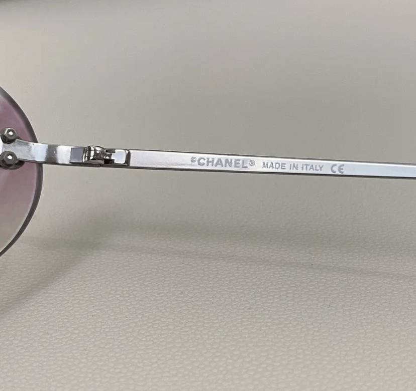 Chanel CHANEL Sunglasses 4013 Rimless Rhinestone Vintage 4017 Size ONE SIZE - 7 Thumbnail