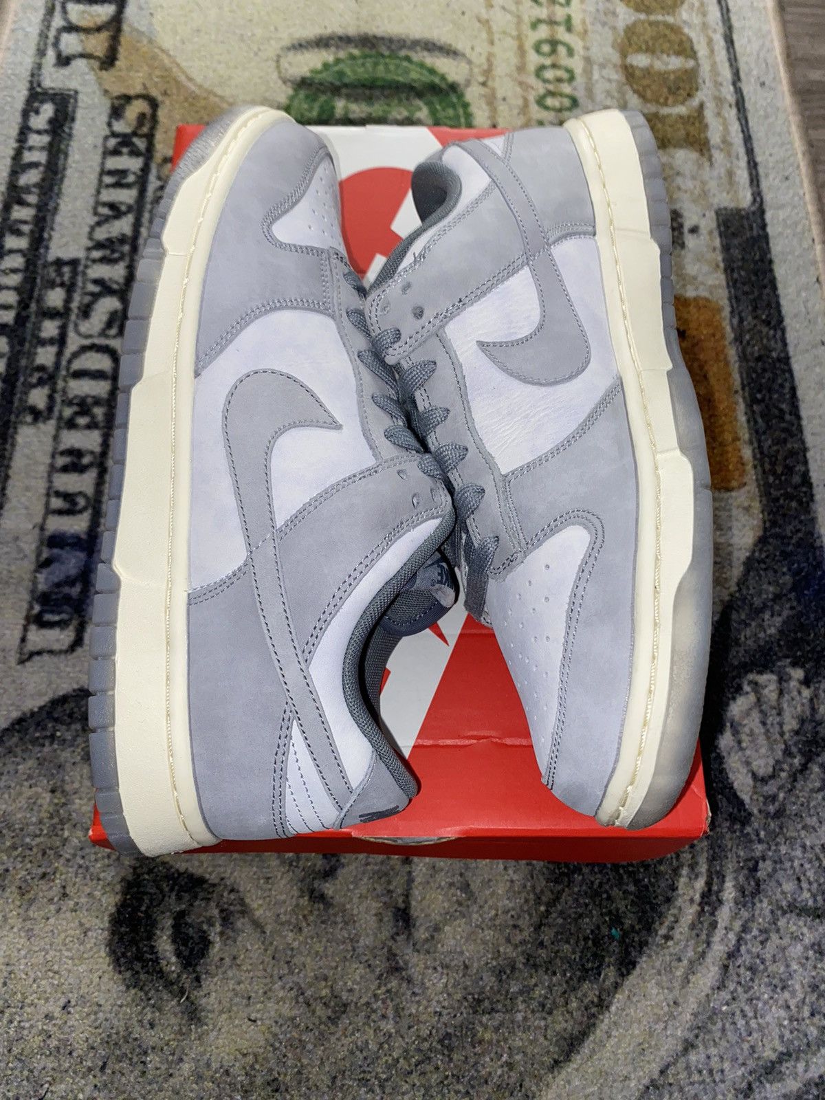 Nike Nike Dunk Low Cool Grey Football Grey (13.5 Womens) Size US 12 / EU 45 - 1 Thumbnail