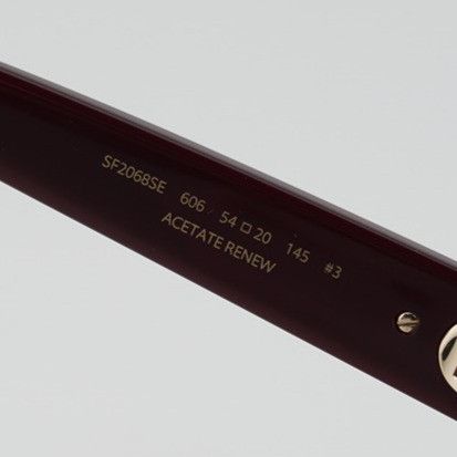 Salvatore Ferragamo Salvatore Ferragamo SF2068SE 606 Sunglasses Burgundy Frame Size ONE SIZE - 8 Thumbnail