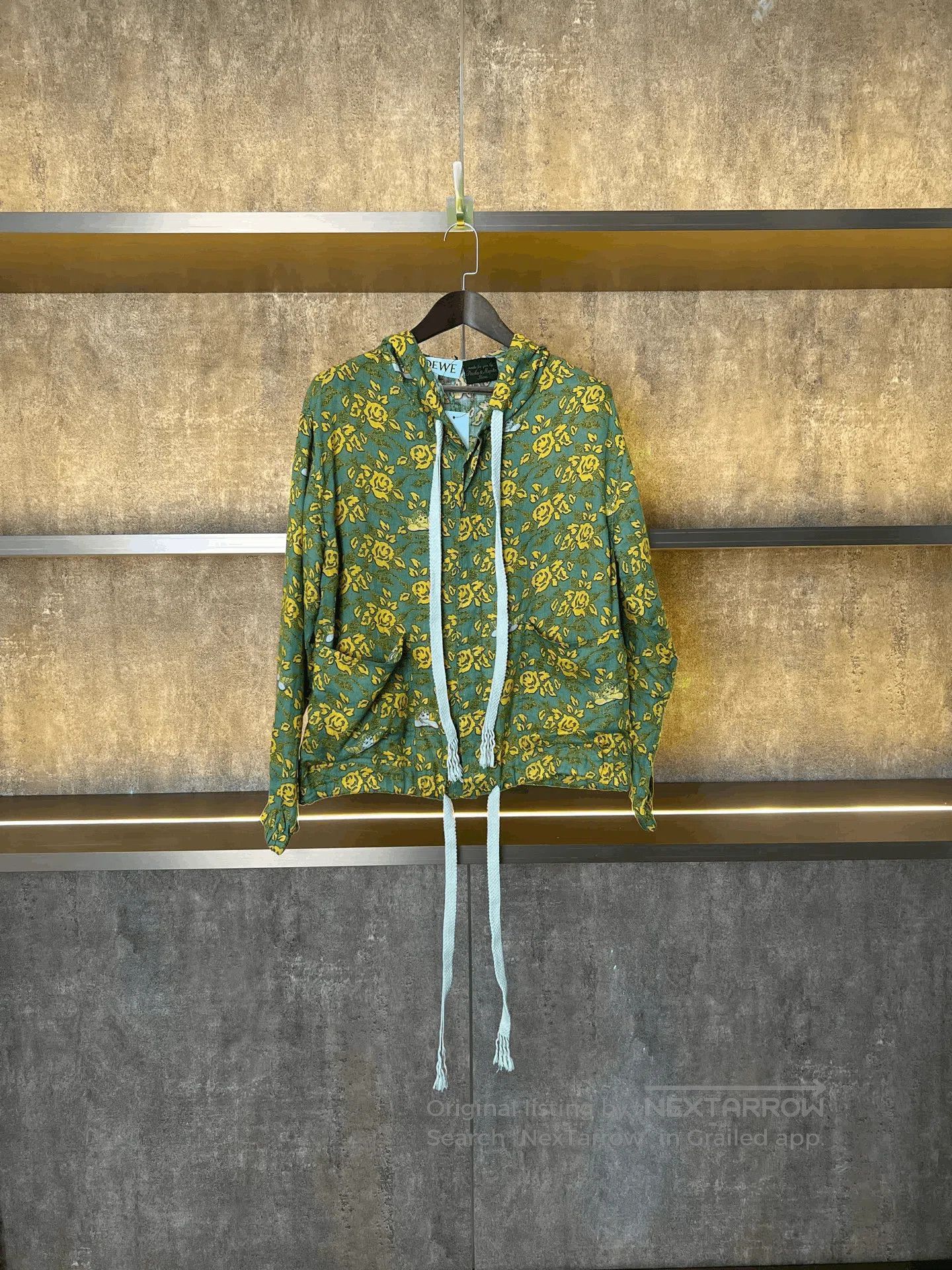 Other Loewe Green Floral Hooded Coat. Size L / US 10 / IT 46 - 1 Thumbnail
