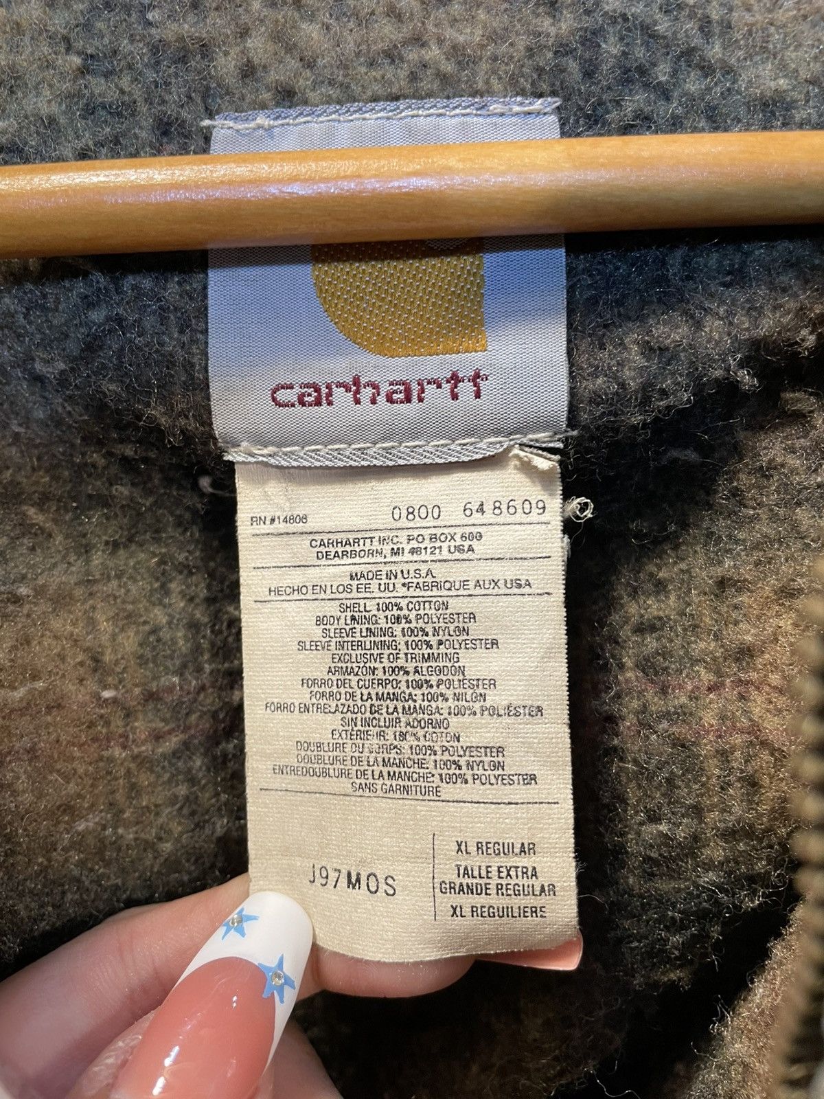 Carhartt Vintage Carhartt Detroit Jacket Mos Green Size US XL / EU 56 / 4 - 4 Thumbnail