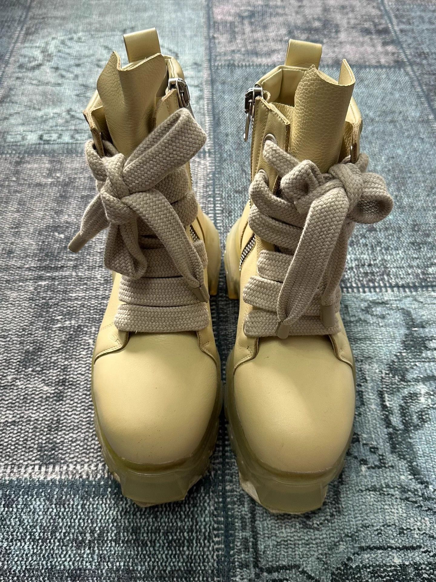 Rick Owens Rick Owens Thick Laces Transparent Octo 40 New Boot Size US 7 / EU 40 - 3 Thumbnail
