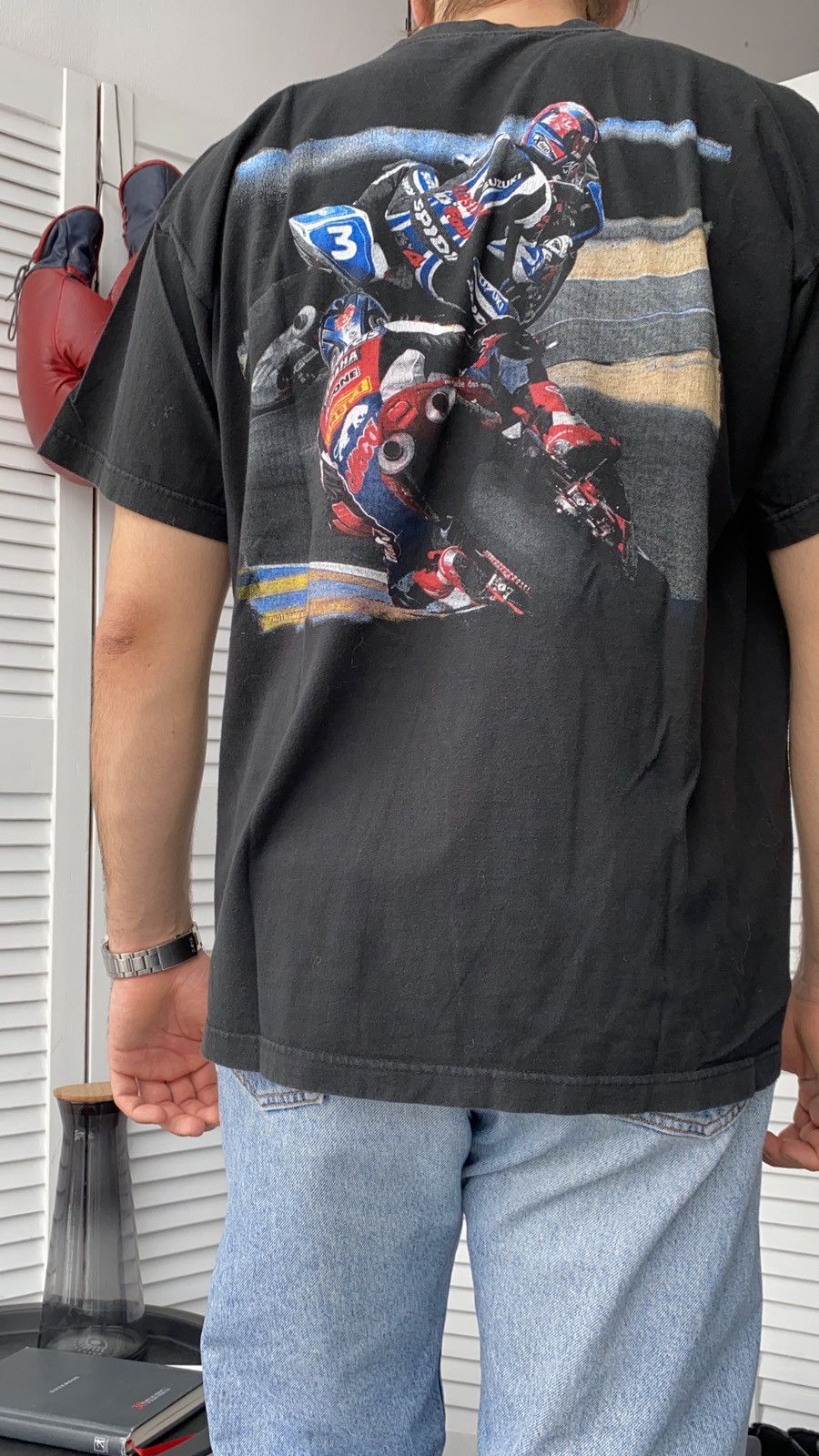 Vintage Vintage 00s Magny Cours Moto Racing Y2K Tee Shirt Size US L / EU 52-54 / 3 - 7 Thumbnail