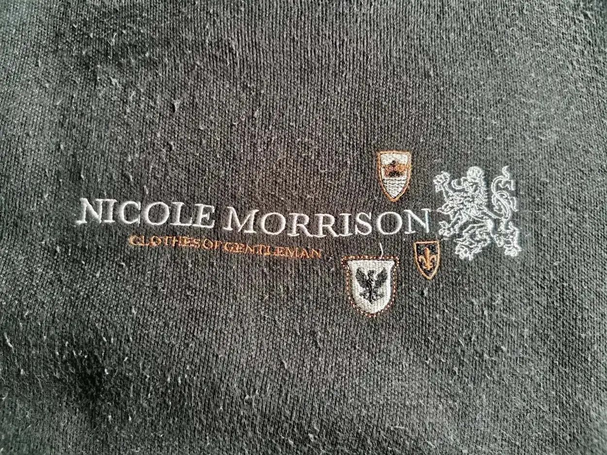 Vintage Vintage Nicole Morrison Big Logo Sweatshirt Size US L / EU 52-54 / 3 - 2 Thumbnail