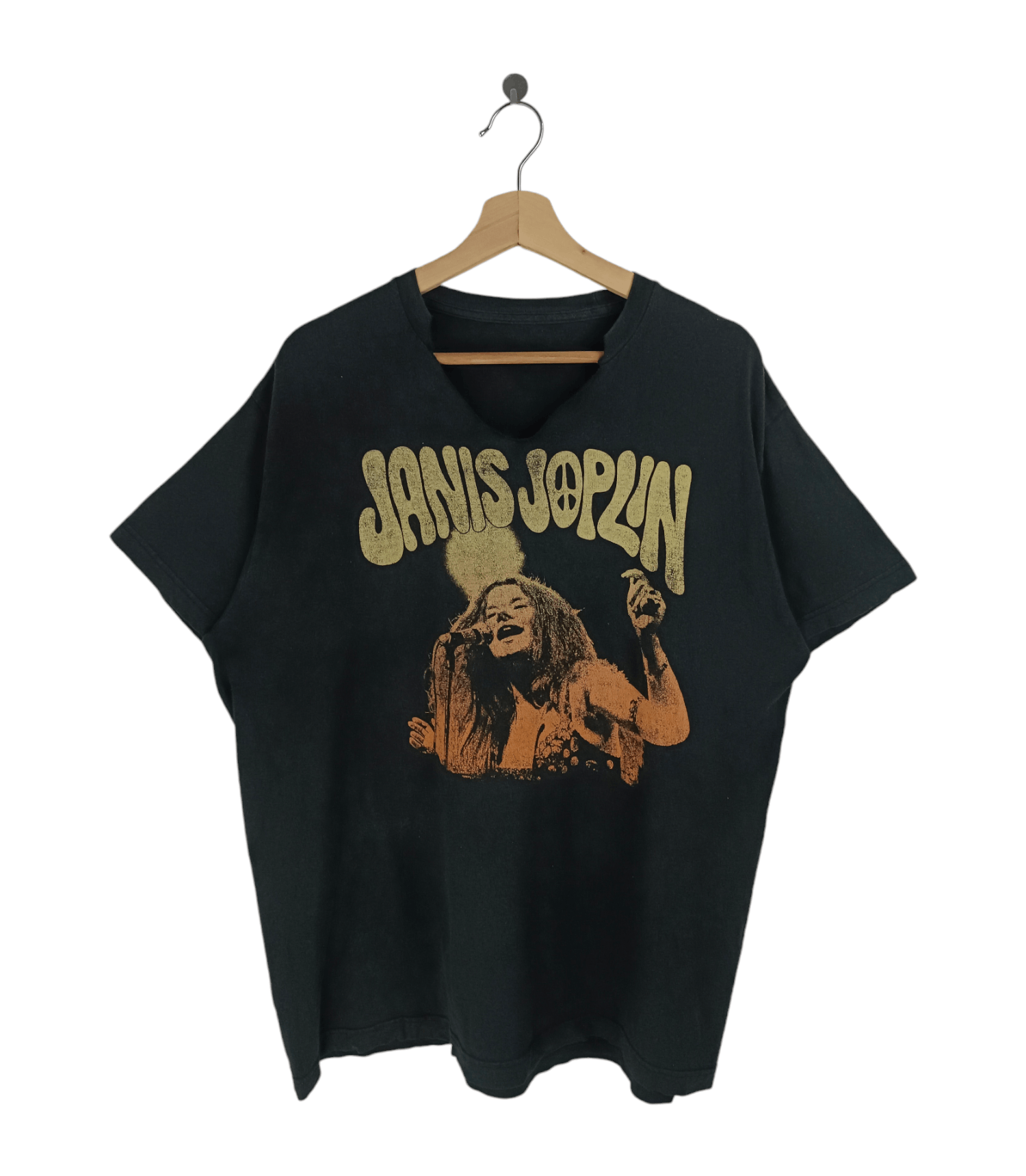 Band Tees THRASHED FADED VINTAGE Y2K JANIS JOPLIN TEE morrison hendrix Size US L / EU 52-54 / 3 - 1 Thumbnail