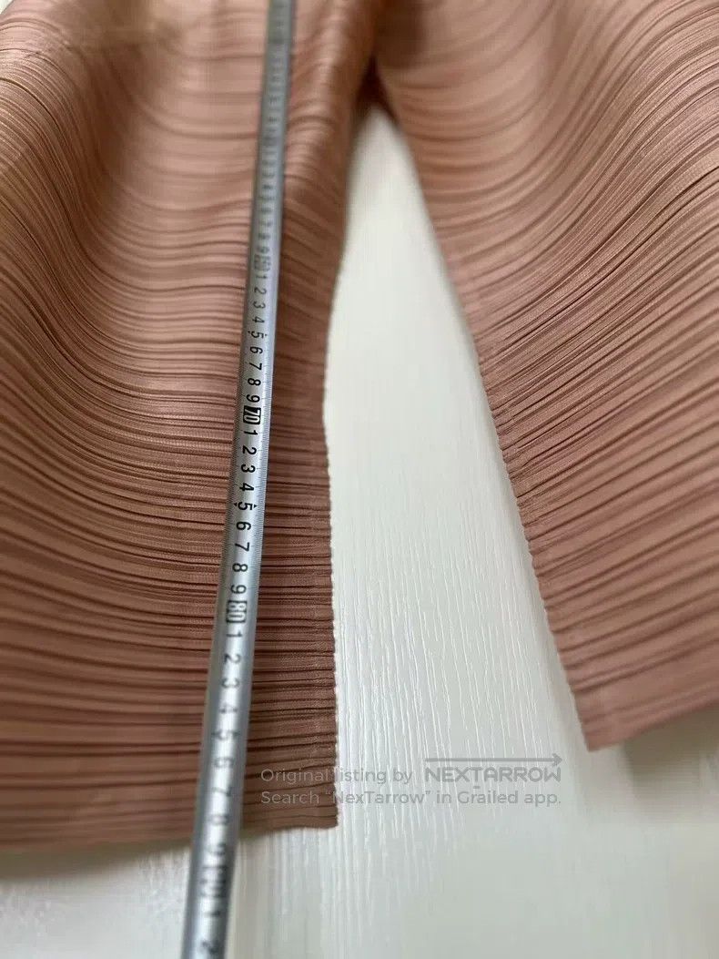 Issey Miyake Issey Miyake size:3 Special-Shaped Horizontal Stripe Pants Size 22" - 8 Thumbnail