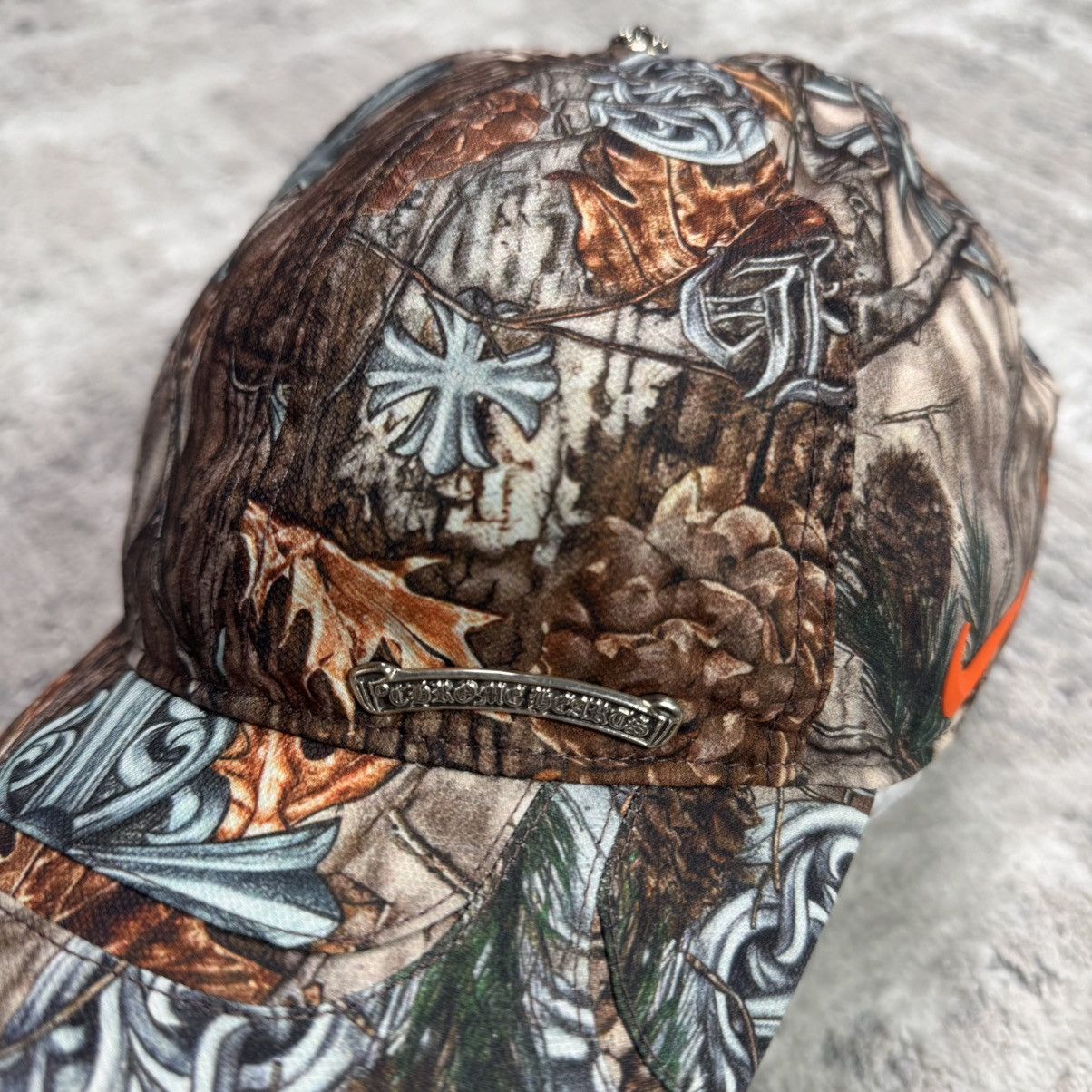 Chrome Hearts Nike Nocta drake CLB camo baseball hat Size ONE SIZE - 3 Thumbnail