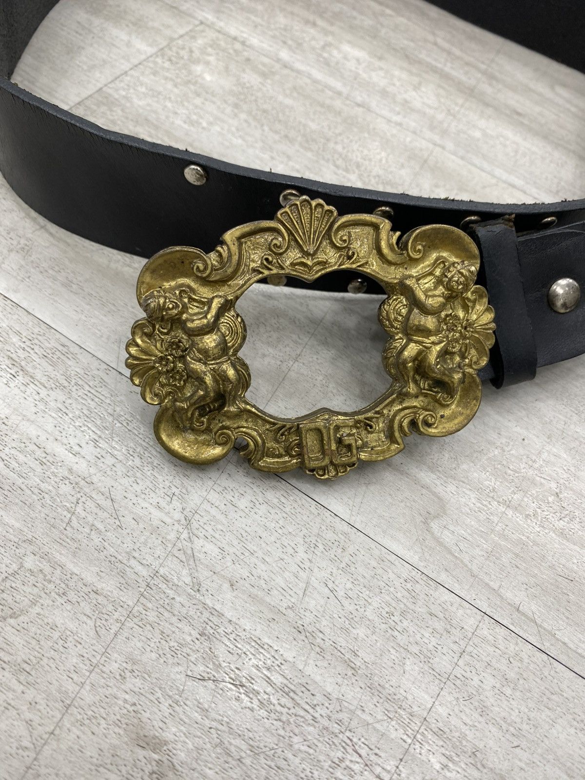 Dolce & Gabbana Dolce & gabbana golden angel molding buckle aw2006 Size ONE SIZE - 2 Thumbnail
