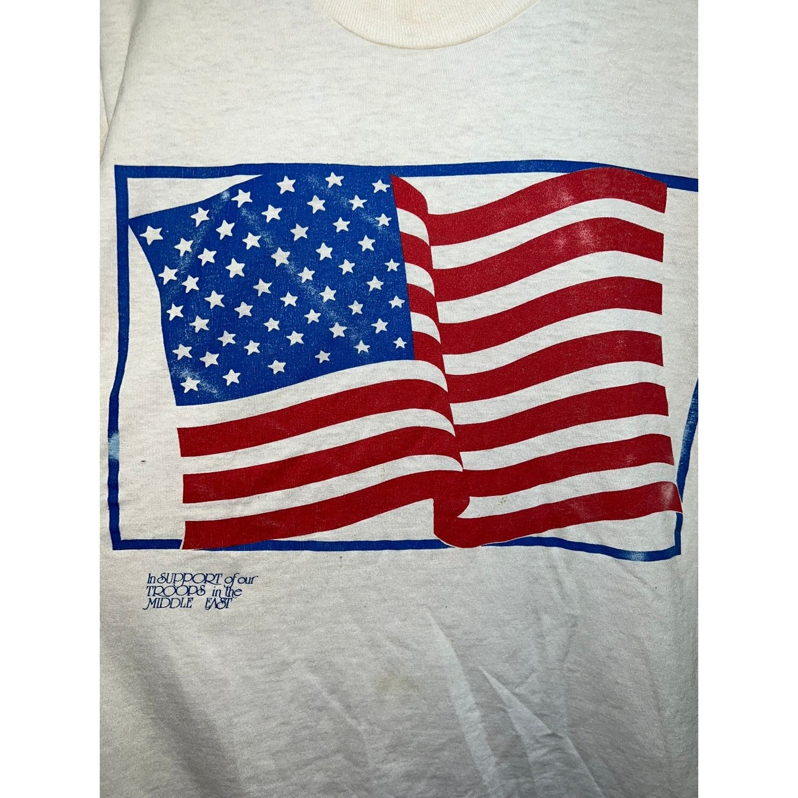 Other Vintage Support Our Troops Shirt America Tee 90s 1990s Large Size US L / EU 52-54 / 3 - 4 Thumbnail
