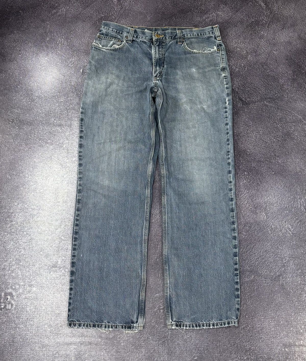 Carhartt Vintage Carhartt Y2K Faded American Hype Work Baggy Jeans Size US 36 / EU 52 - 2 Thumbnail