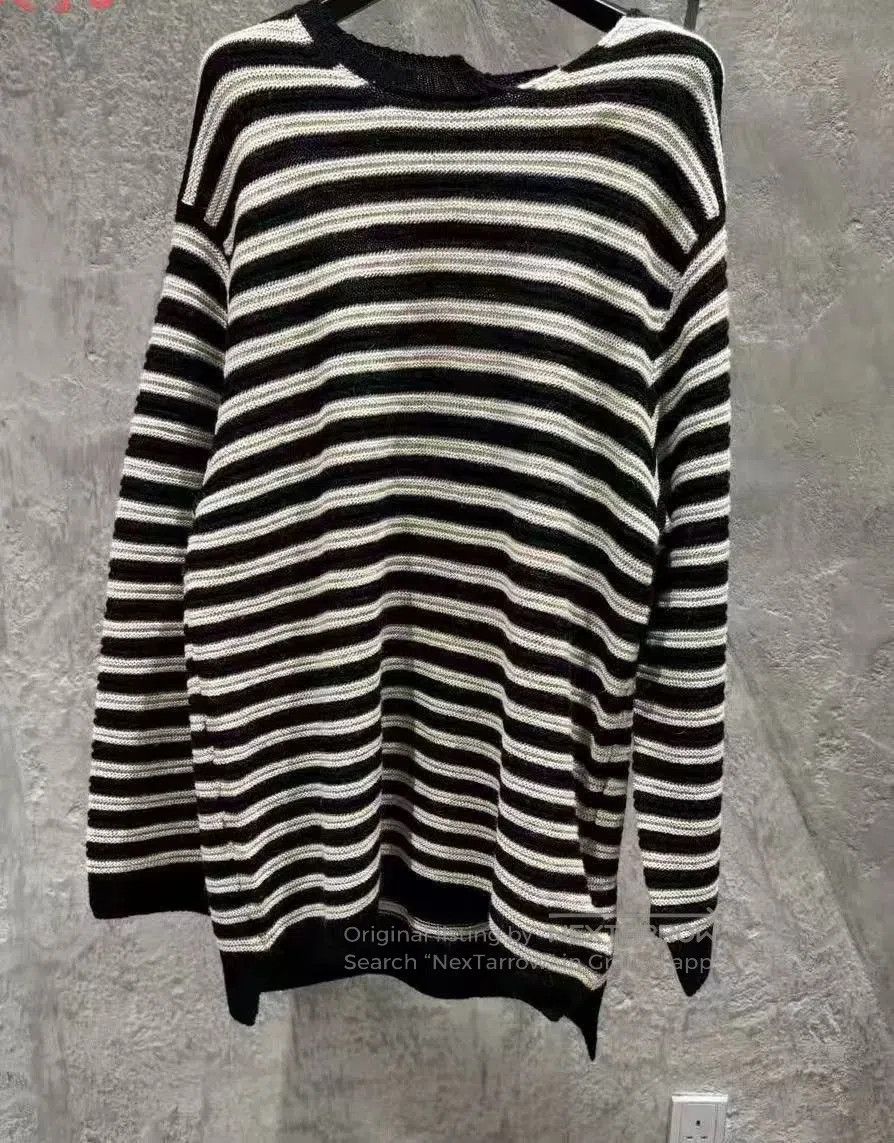 Yohji Yamamoto Yohji Yamamoto Striped Sweater Size 3. Size US L / EU 52-54 / 3 - 1 Thumbnail