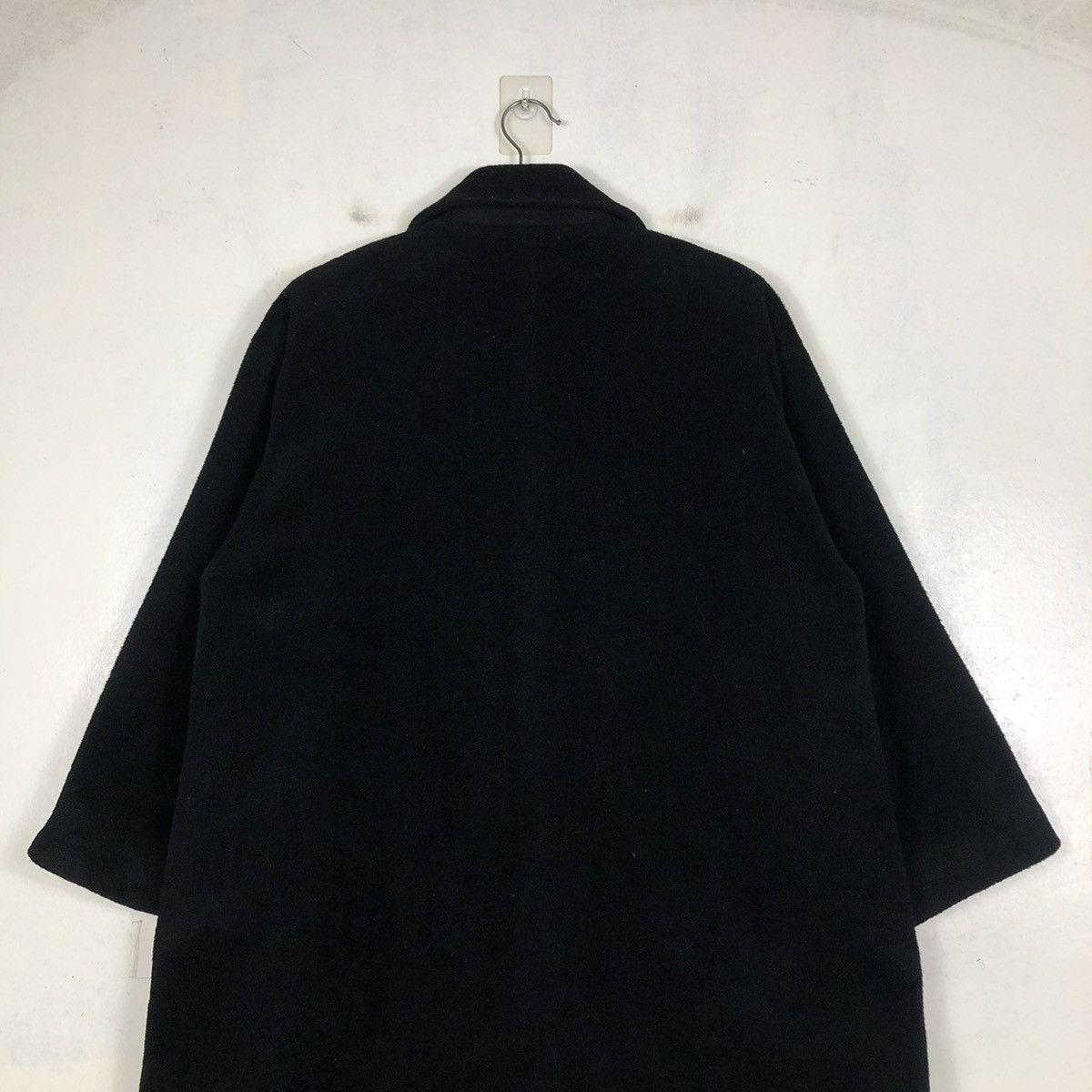 Designer × Givenchy × Vintage 📌RICH BLACK DOUBLE COLLAR WOOL LONG JACKET GIVENCHY Size US M / EU 48-50 / 2 - 11 Thumbnail