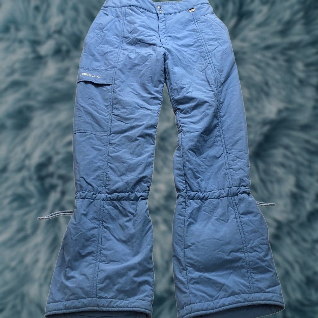 Fortela VINTAGE Forte Thermolite Insulation Ski Snowboard Nylon Pants Mens L Blue 80s 90s Pockets Inseam 31 Activewear Winter Mens Size US 32 / EU 48 - 1 Thumbnail